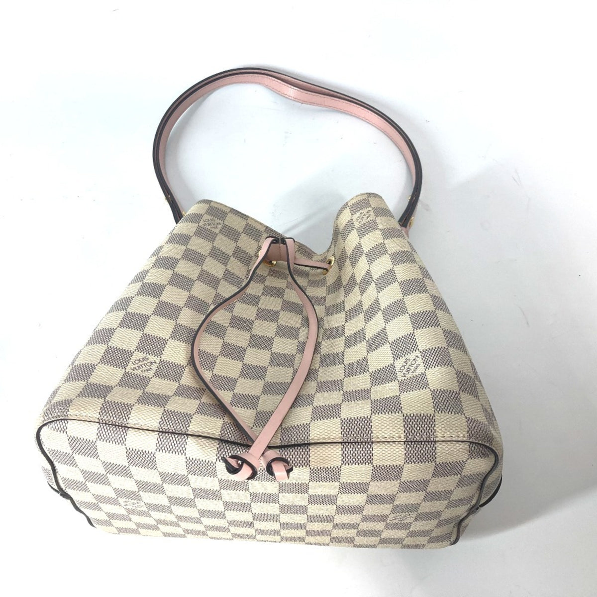 Louis Vuitton Damier Azur Pink White Damier Azur Shoulder Bag (Pre-Owned)