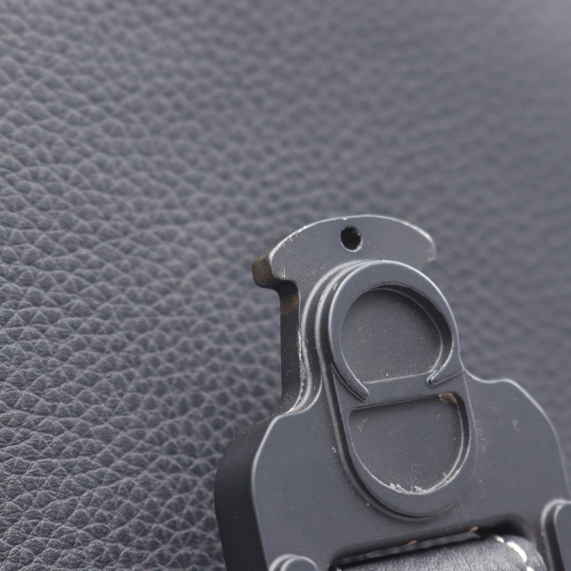 Christian Dior Navy Leather Backpack (Pre-Owned)