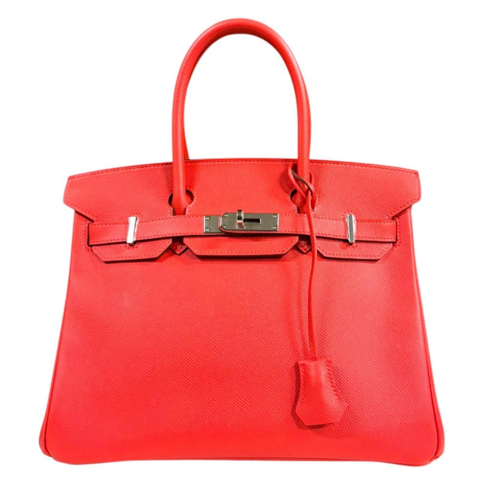 Hermes Pink Epsom Leather Handbag (Pre-Owned)
