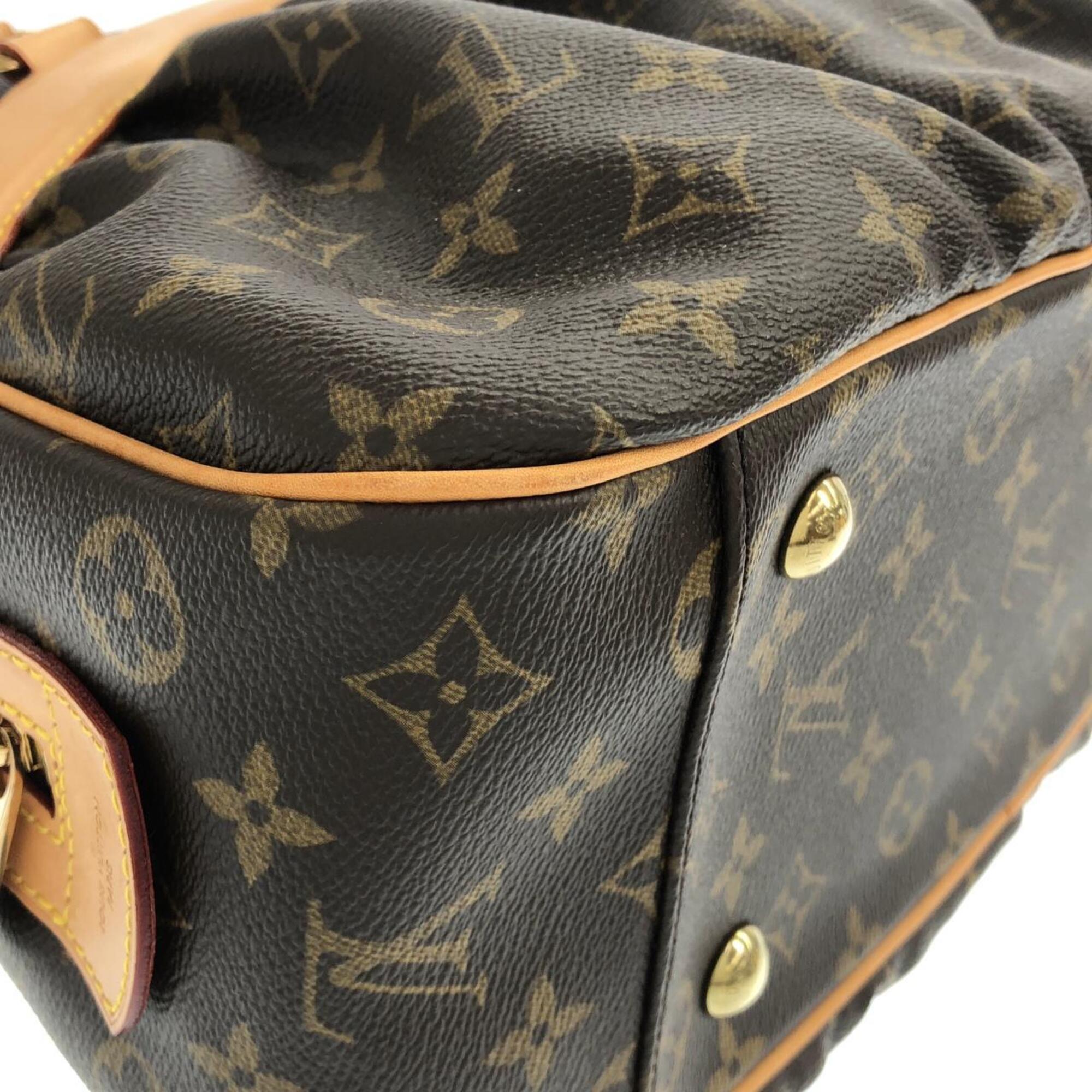 Louis Vuitton Monogram Marron Coated Canvas Handbag (Pre-Owned)