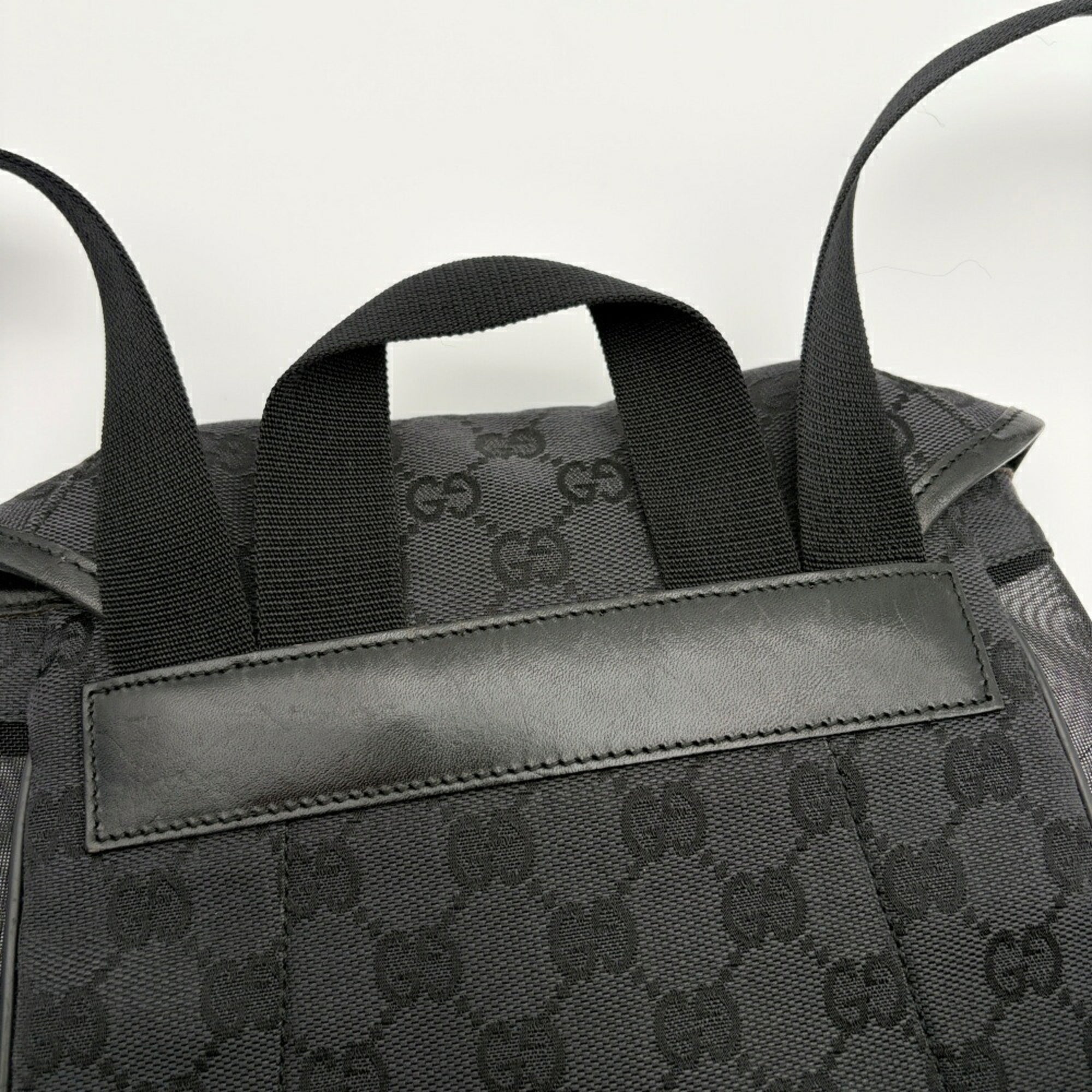 Gucci Black Gg Canvas Nylon (Pre-Owned)