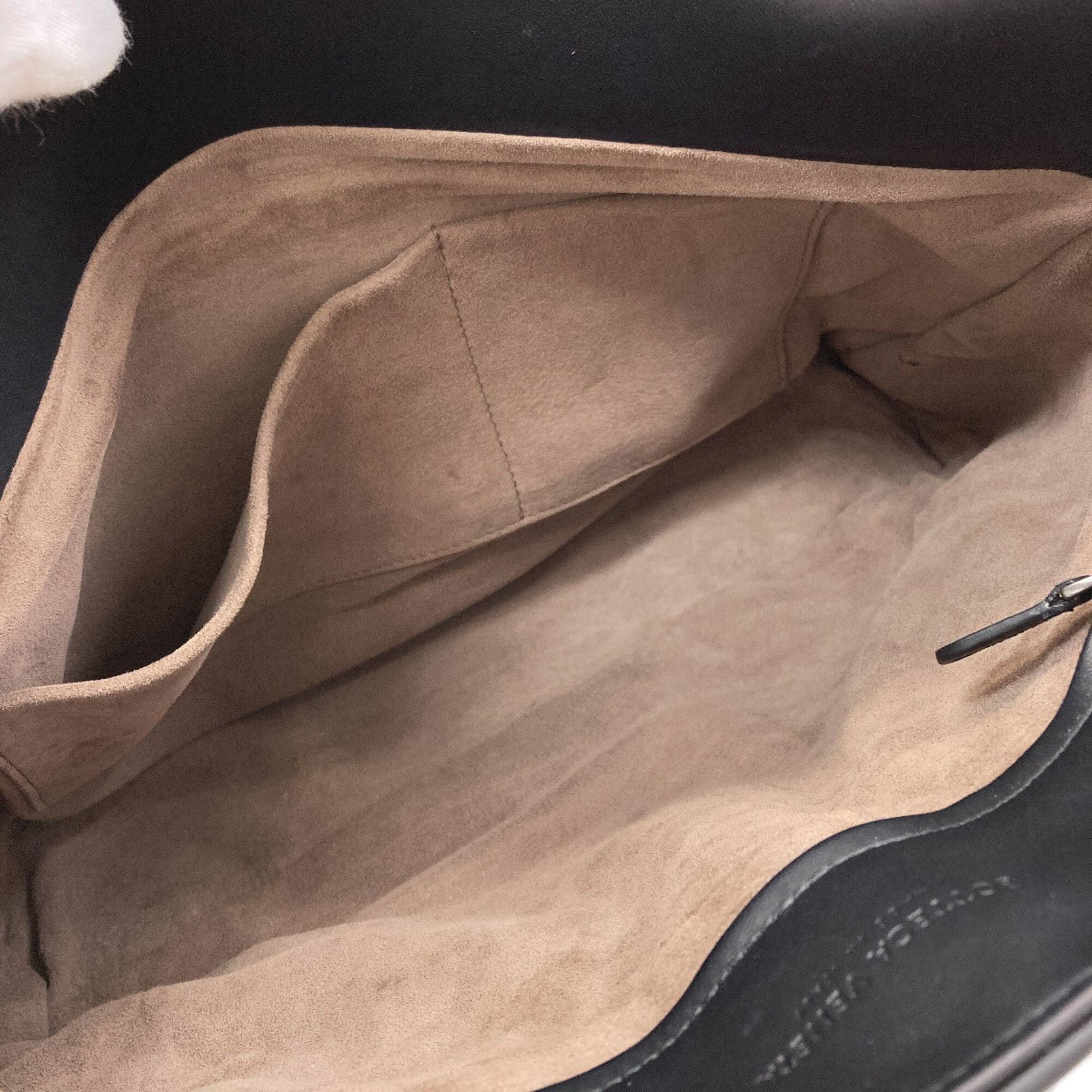 Bottega Veneta Intrecciato Black Leather Tote Bag (Pre-Owned)
