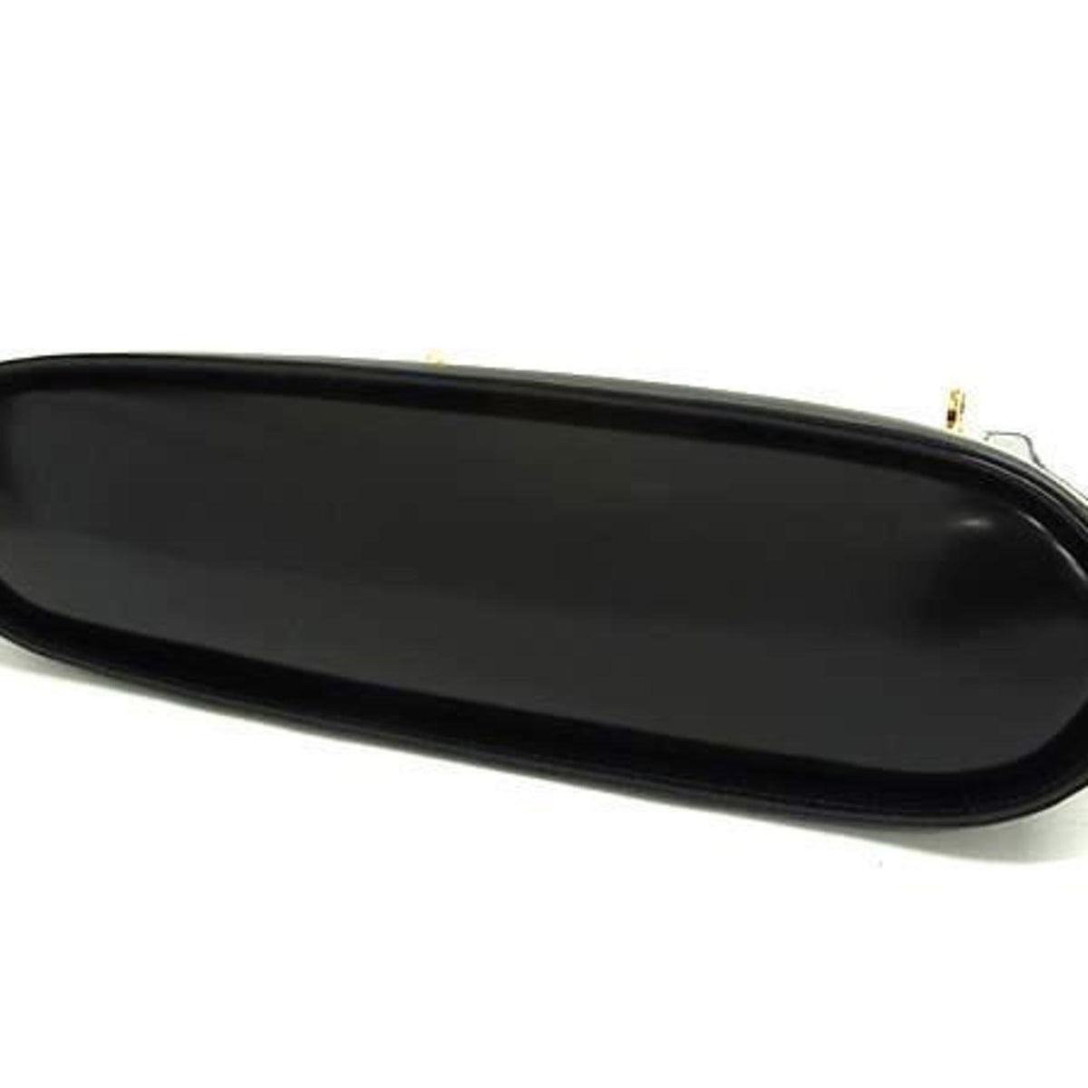 Salvatore Ferragamo Gancini Black Patent Leather Handbag Shoulder Bag (Pre-Owned)