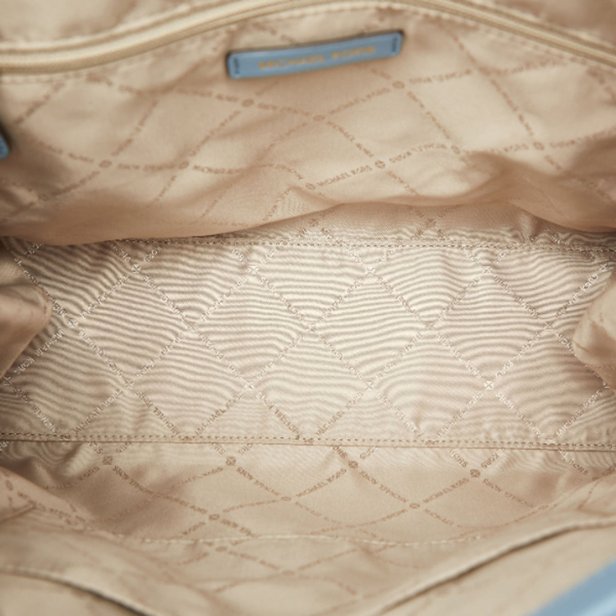 Michael Kors Blue Leather Handbag Shoulder Bag Tote Bag (Pre-Owned)