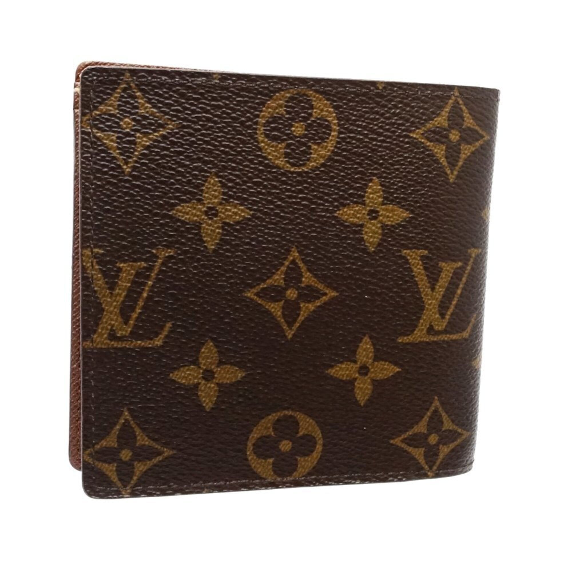 Louis Vuitton Brown Monogram Canvas Wallet (Bi-Fold) (Pre-Owned)