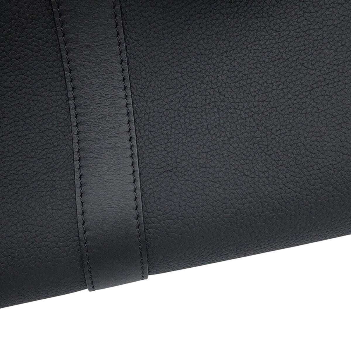 Louis Vuitton Black Noir Leather Handbag Tote Bag (Pre-Owned)