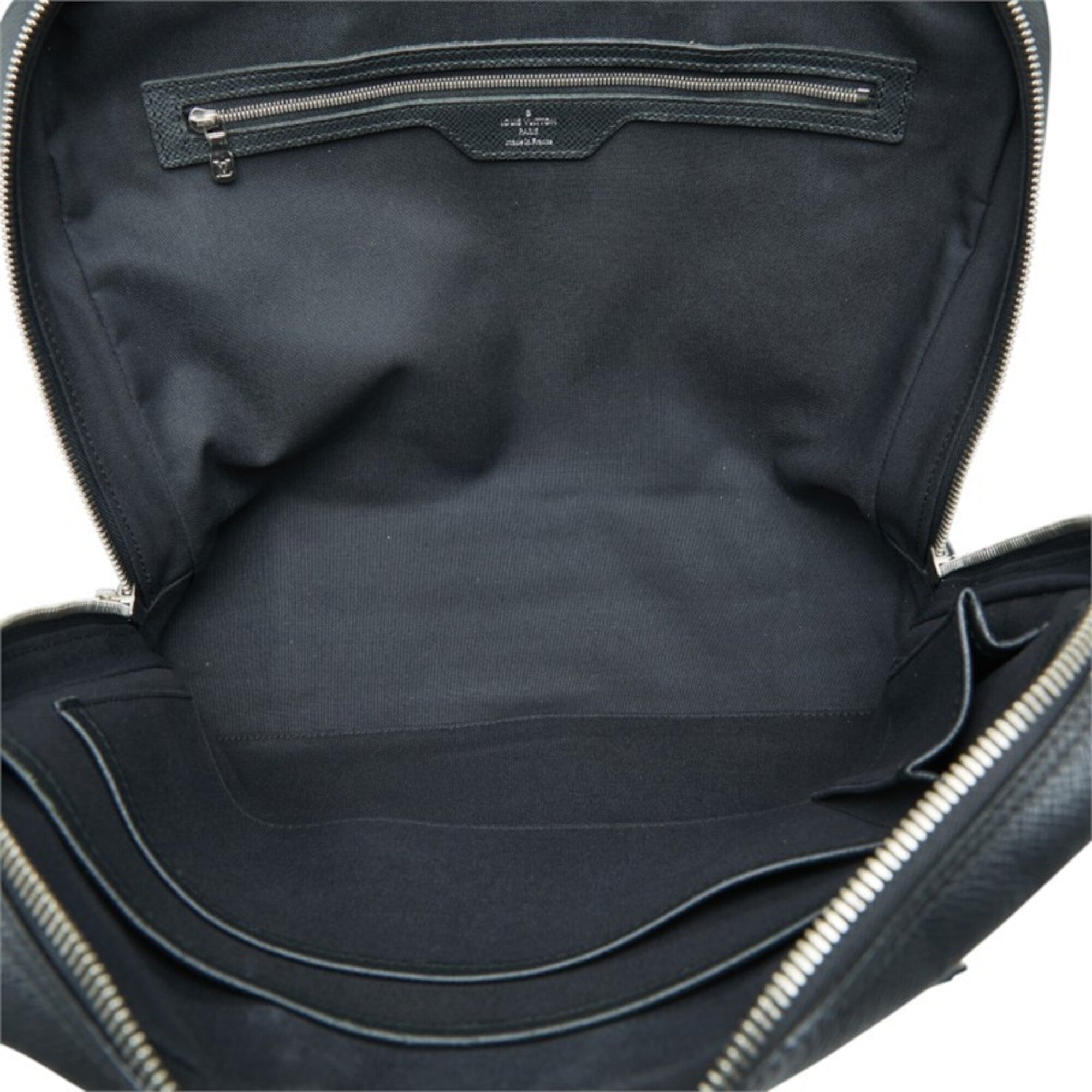 Louis Vuitton Ardoise Black Leather Briefcase (Pre-Owned)