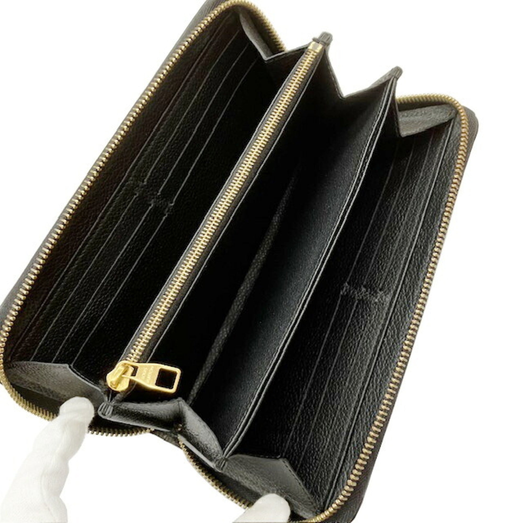 Louis Vuitton Noir Monogram Empreinte Long Wallet (Bi-Fold) (Pre-Owned)