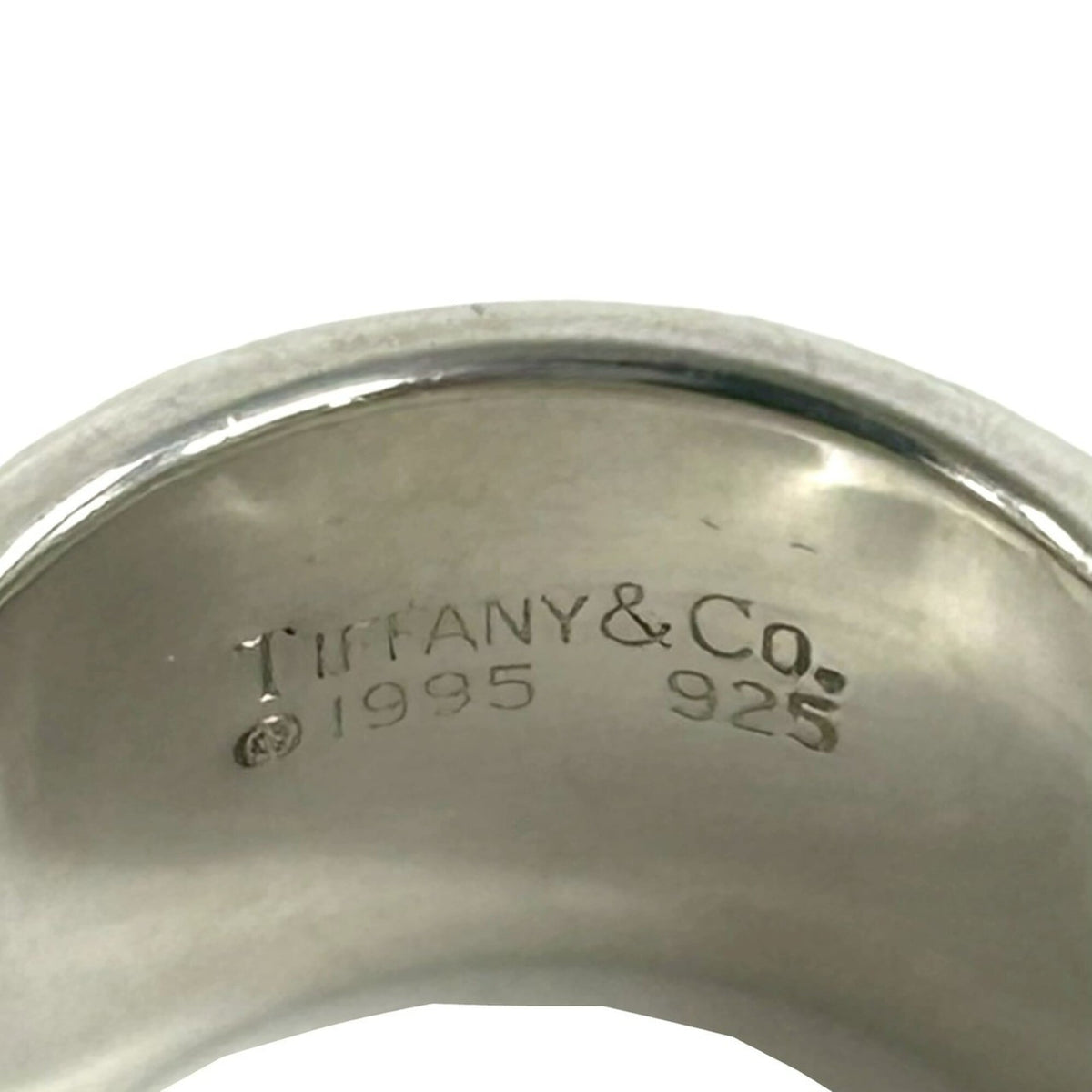 Tiffany Silver Silver 925 Band Ring (Pre-Owned)