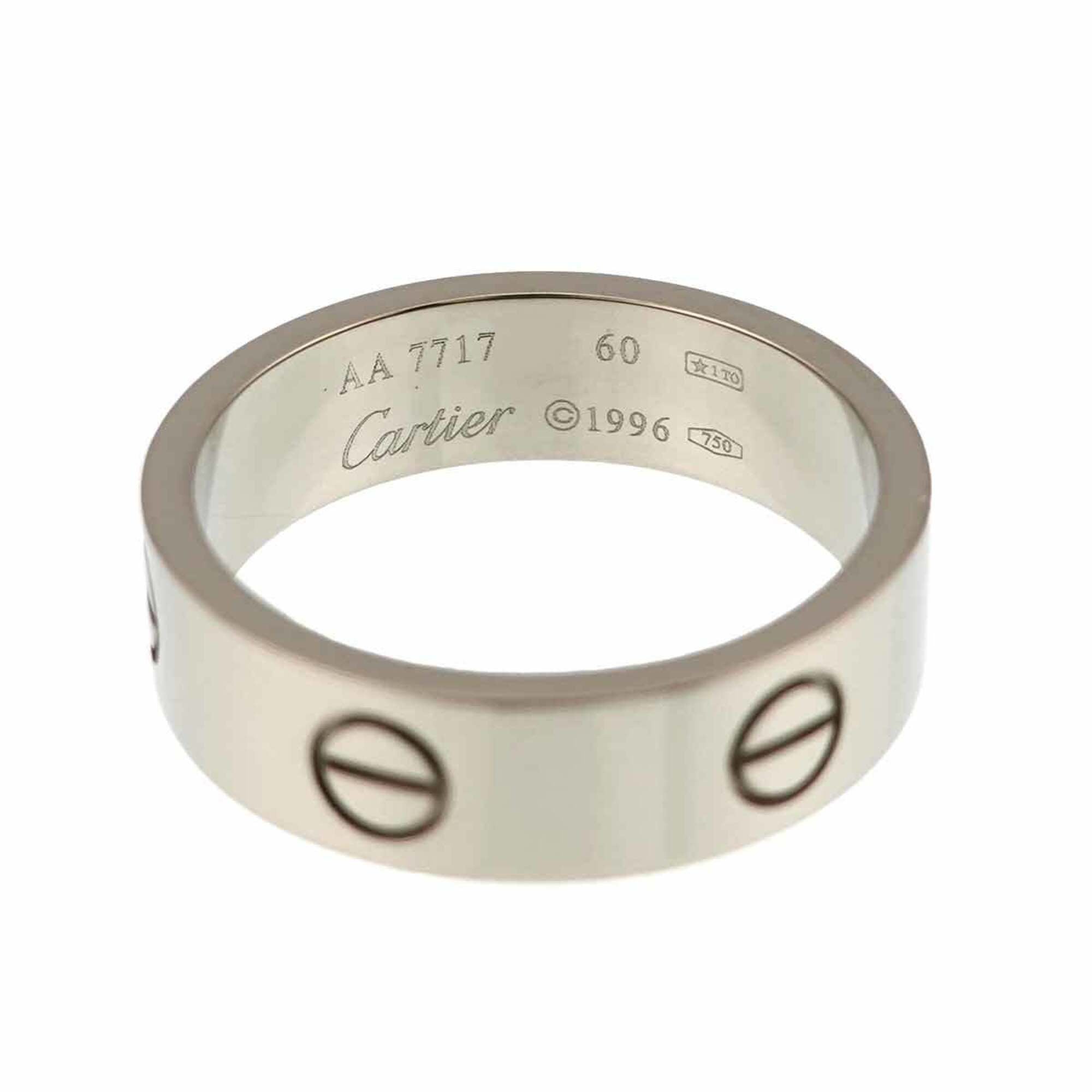 Cartier Love White Gold (18K) Band Ring (Pre-Owned)