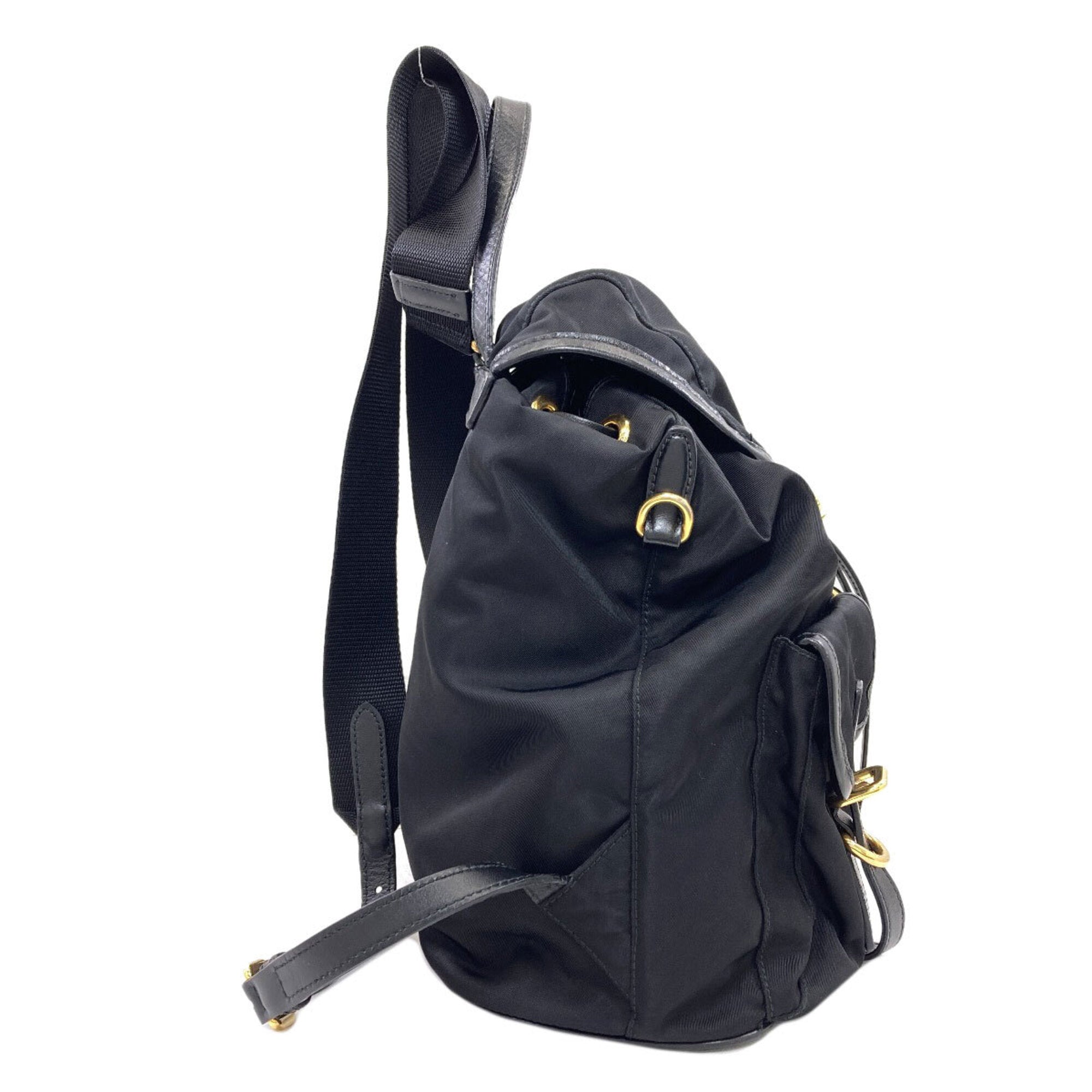 Prada Black Nylon Backpack (Pre-Owned)