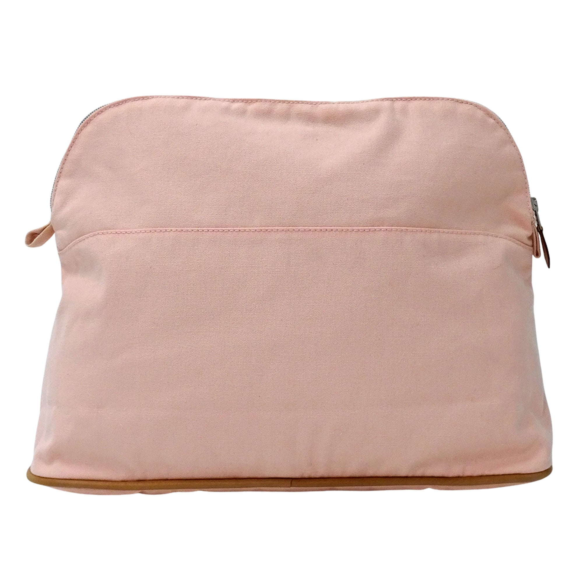 Hermes Pink Canvas Pouch (Pre-Owned)