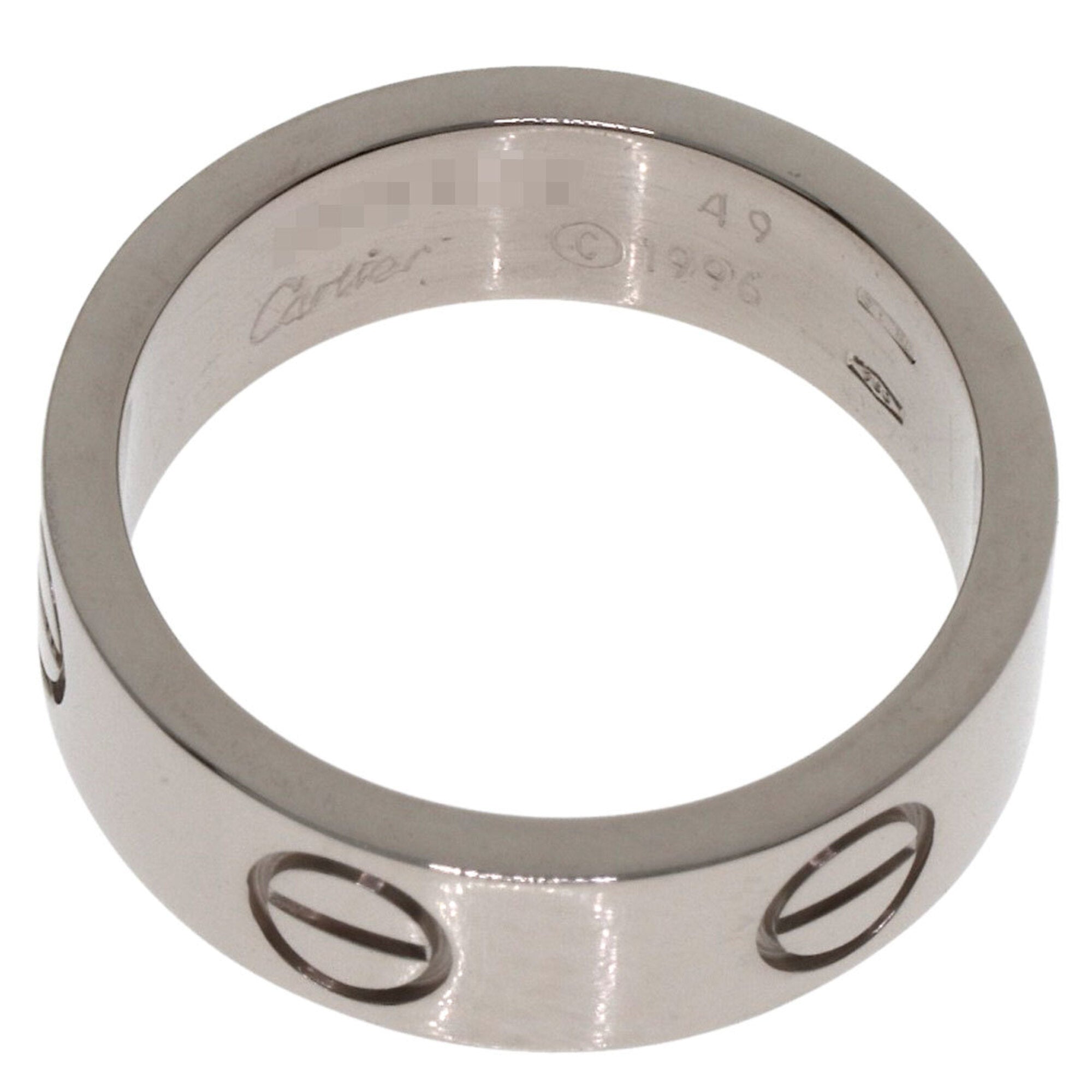 Cartier Love White Gold (18K) Band Ring (Pre-Owned)