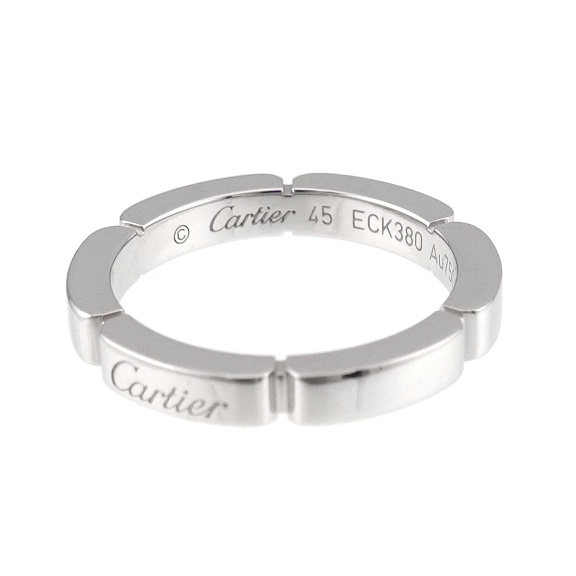 Cartier White Gold (18K) Band Ring (Pre-Owned)