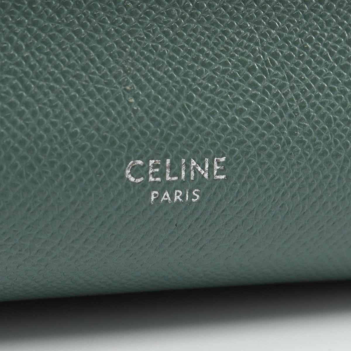 Celine Green Leather Handbag (Pre-Owned)