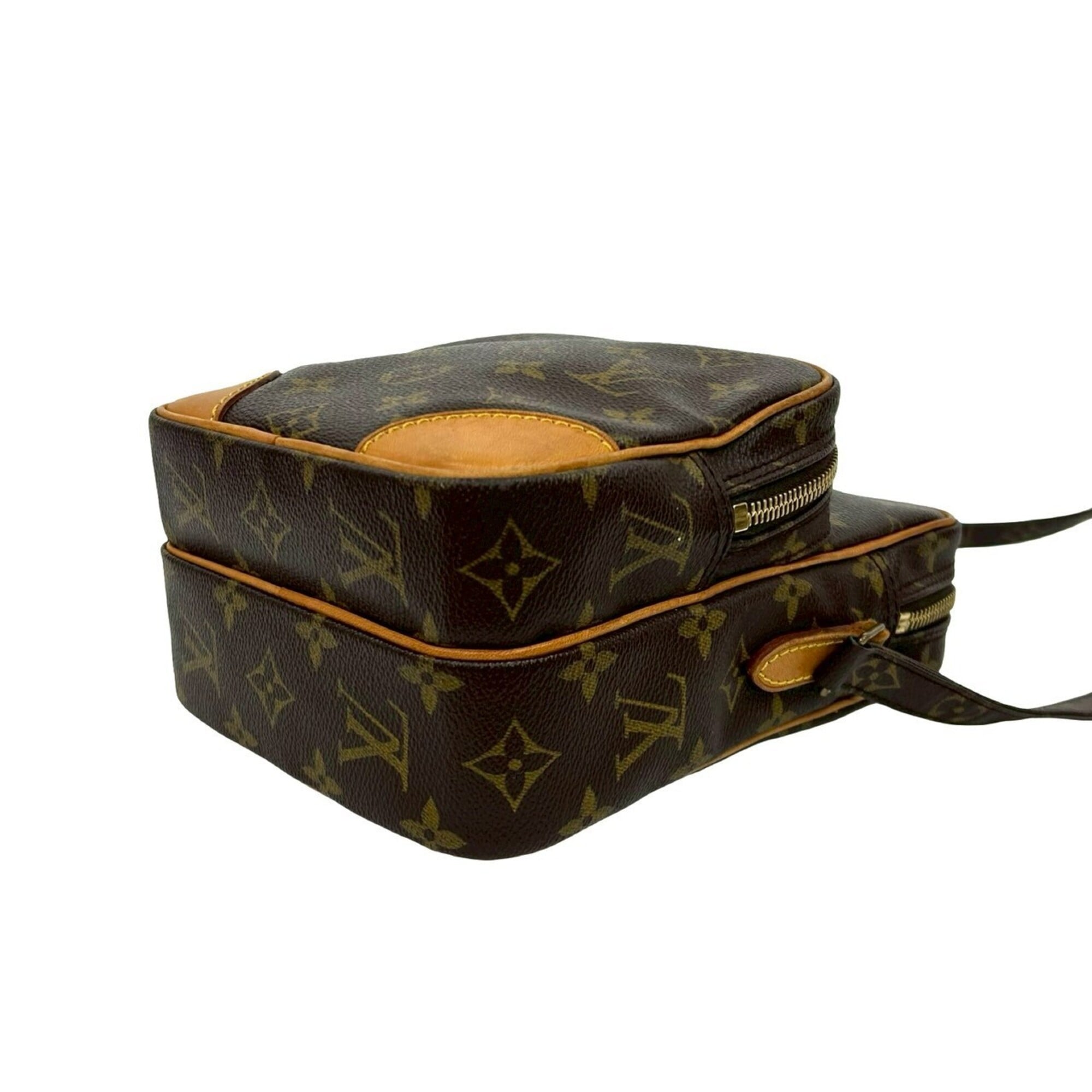 Louis Vuitton Brown Leather Pvc Pochette Shoulder Bag (Pre-Owned)