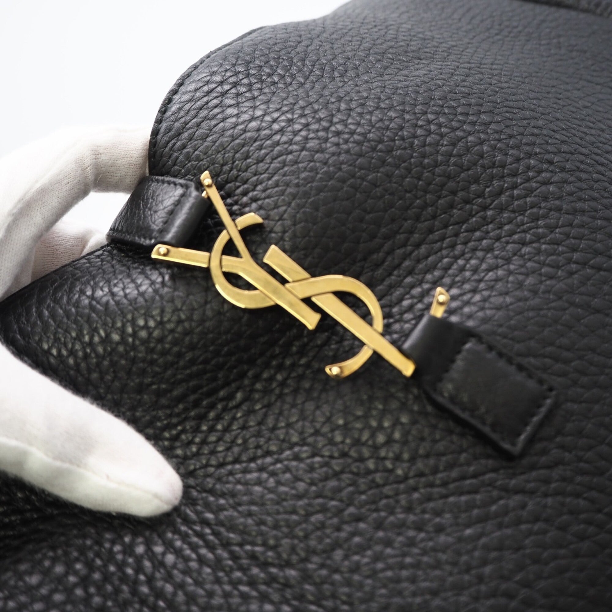 Yves Saint Laurent Black Handbag Tote Bag (Pre-Owned)