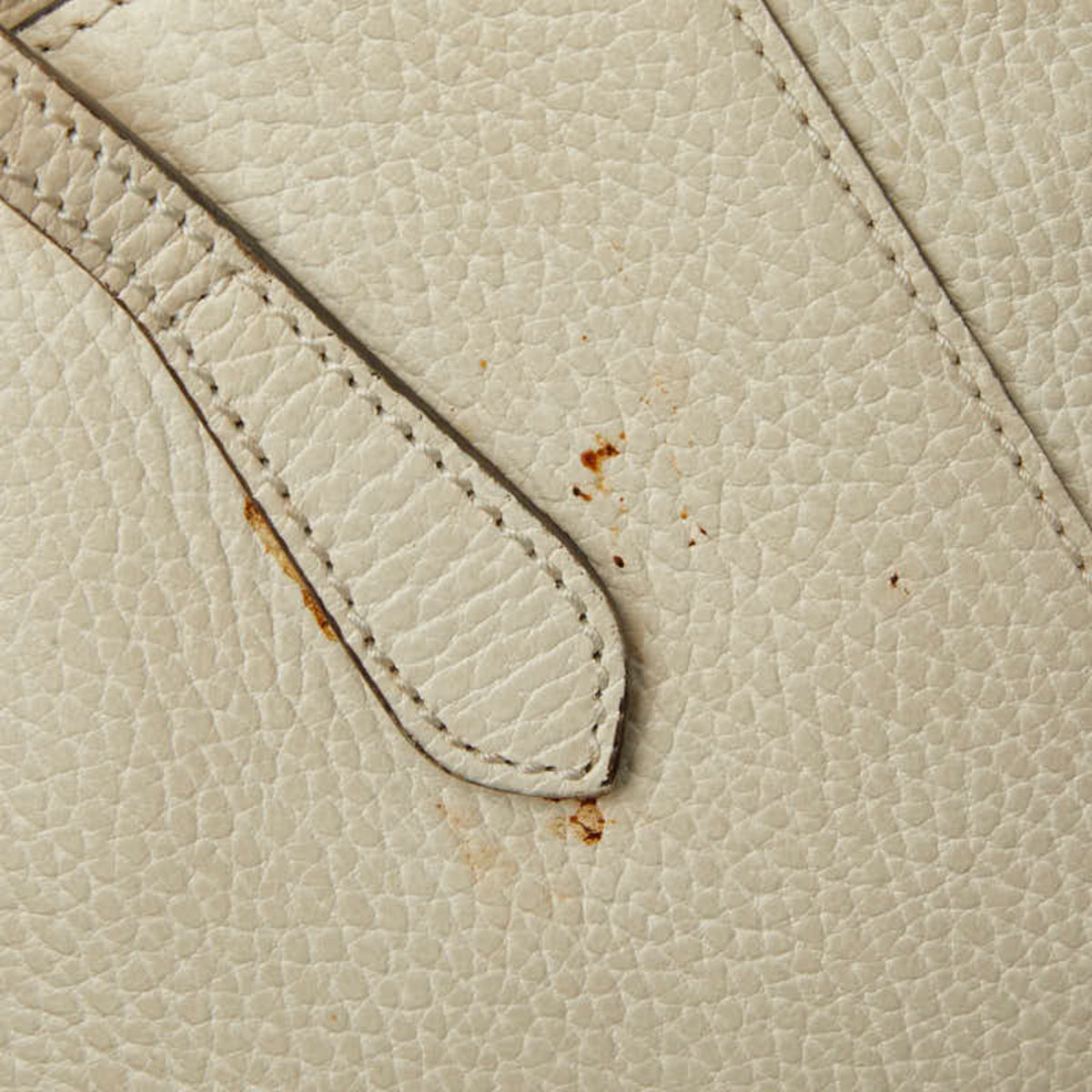 Gucci Ivory Leather Handbag Shoulder Bag (Pre-Owned)