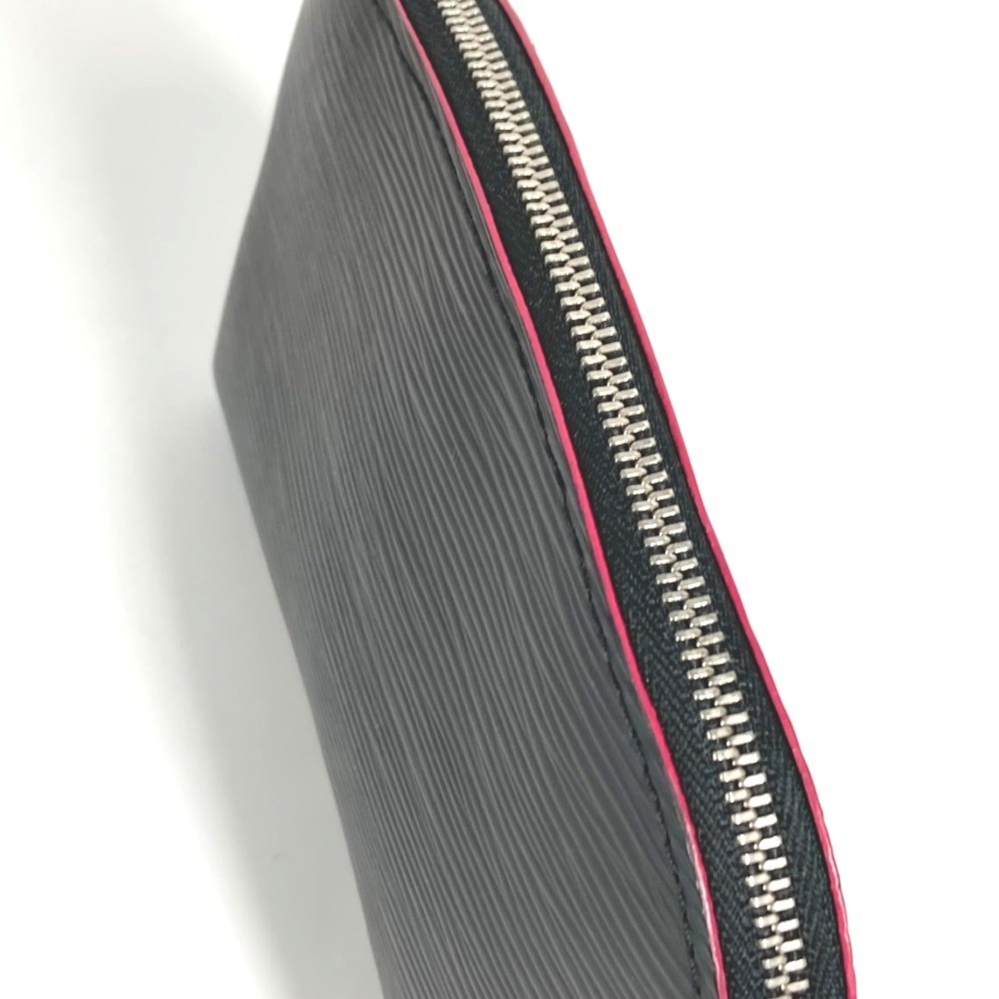 Louis Vuitton Black Noir Pink Epi Leather Pochette Pouch (Pre-Owned)