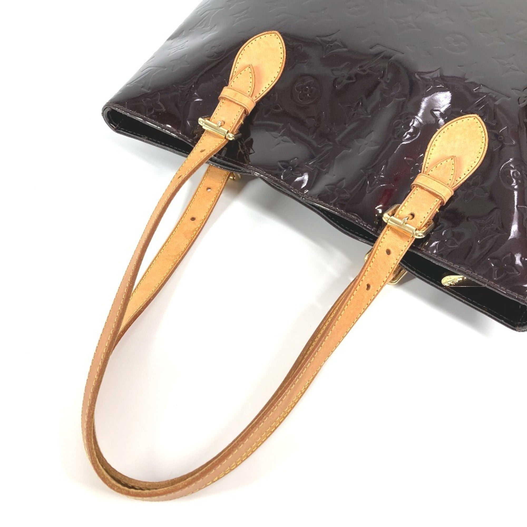 Louis Vuitton Amarante Purple Monogram Vernis Canvas Shoulder Bag Tote Bag (Pre-Owned)
