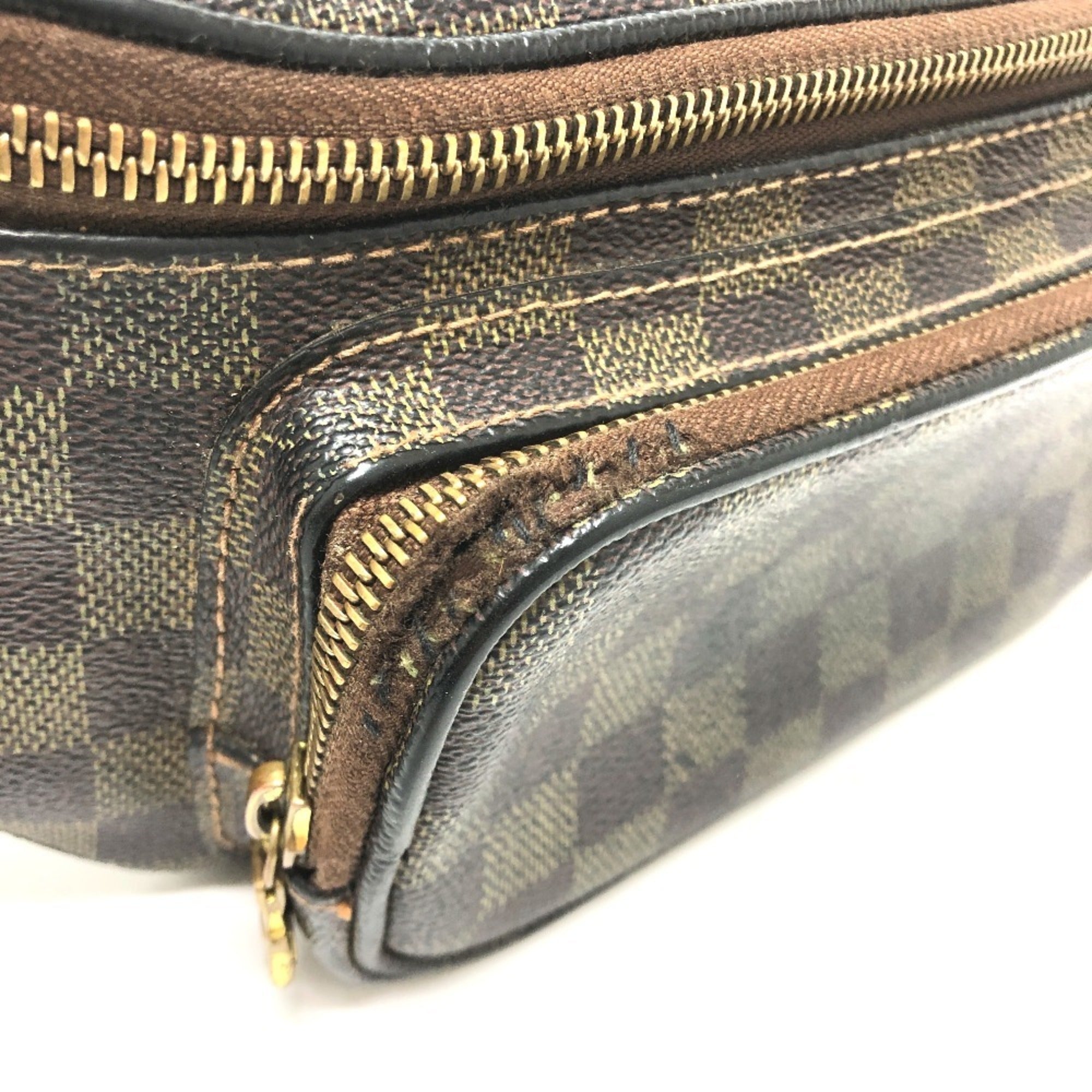 Louis Vuitton Brown Damier Canvas Pouch Sling Bag (Pre-Owned)