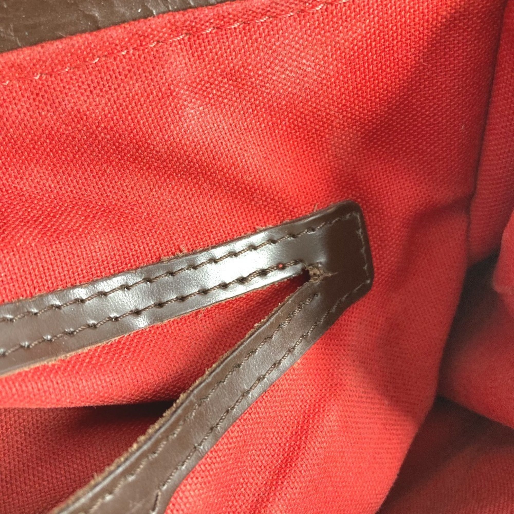 Louis Vuitton Damier Brown Ebene Damier Canvas Backpack (Pre-Owned)