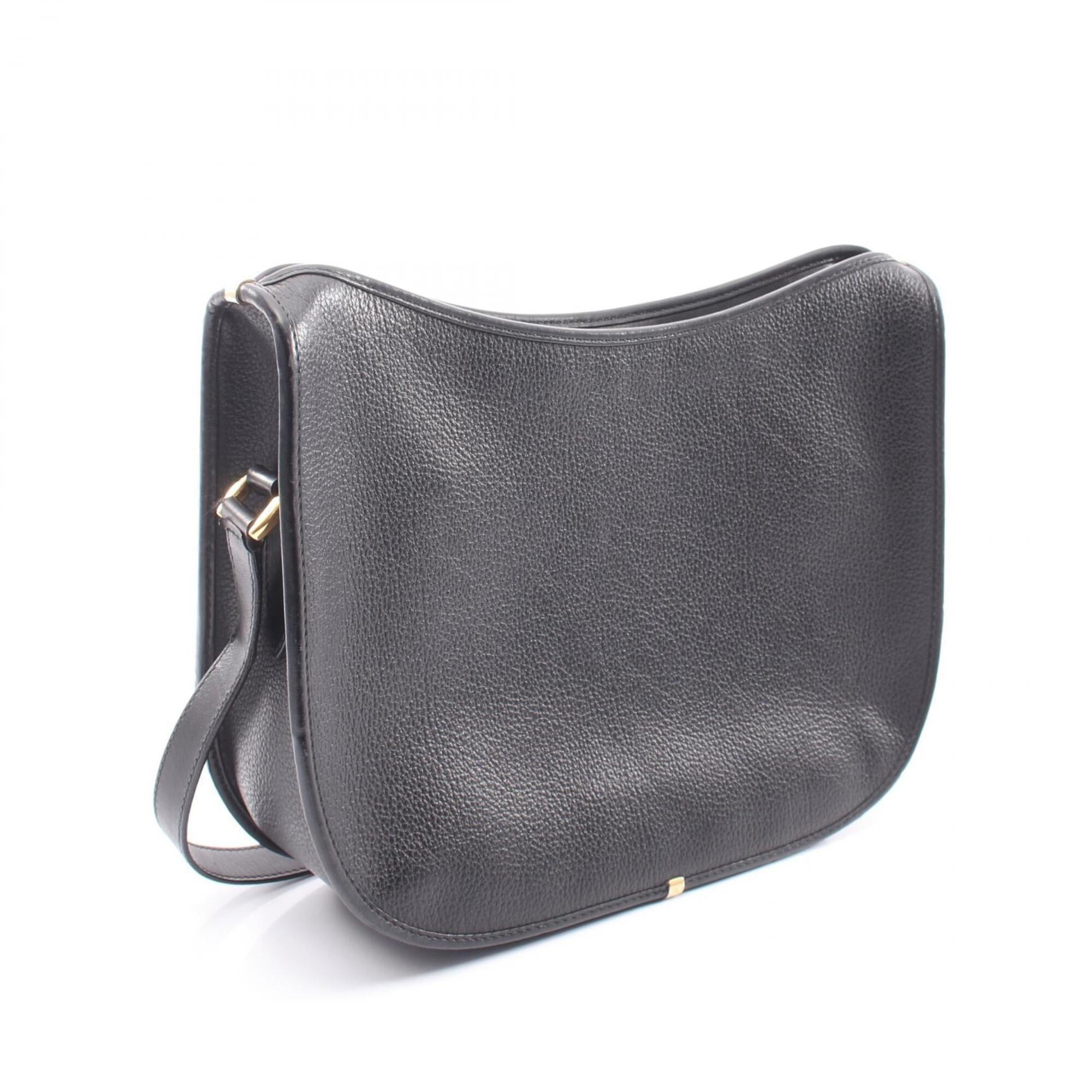 Gucci Black Leather Shoulder Bag (Pre-Owned)