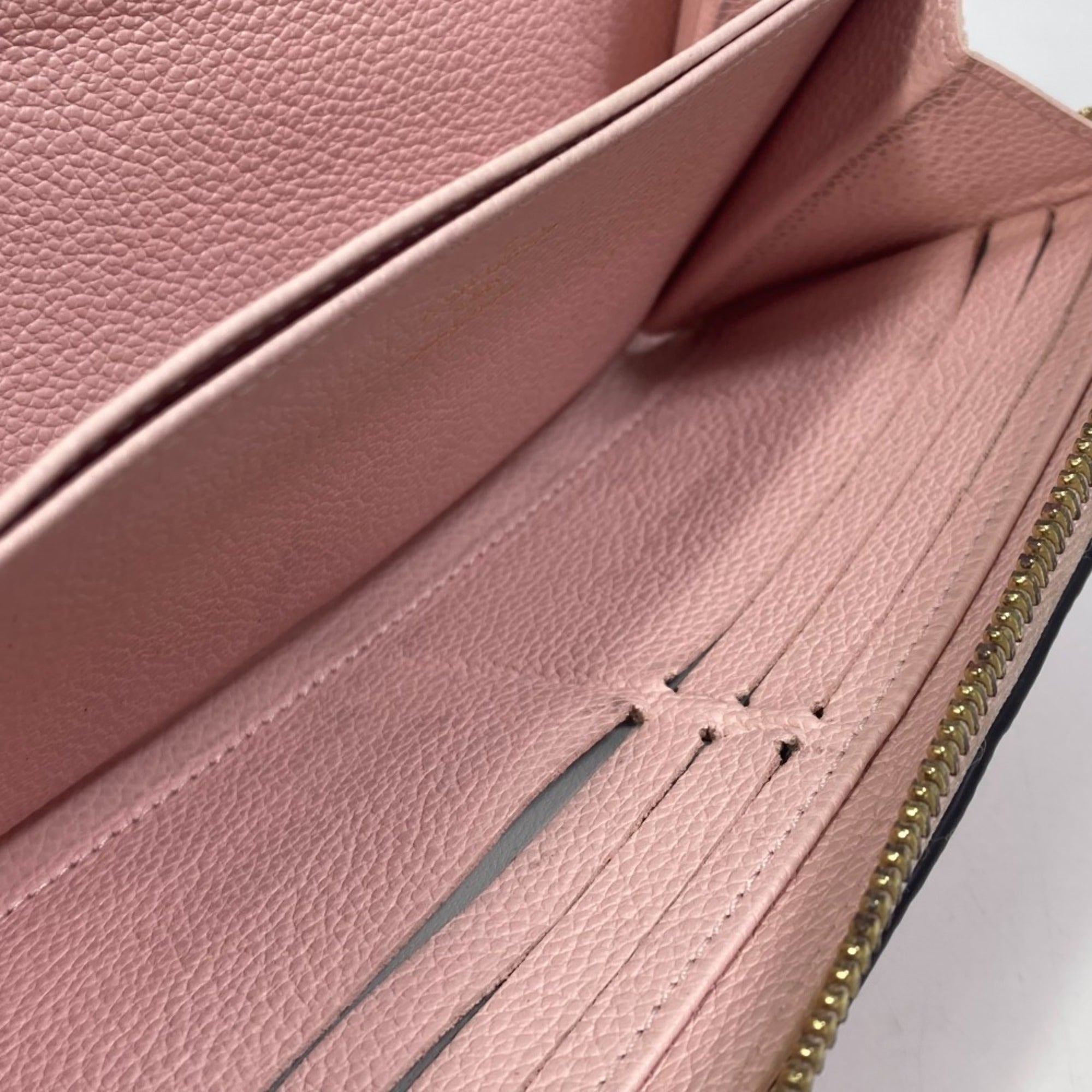 Louis Vuitton Monogram Empreinte Pink Monogram Empreinte Long Wallet (Bi-Fold) (Pre-Owned)
