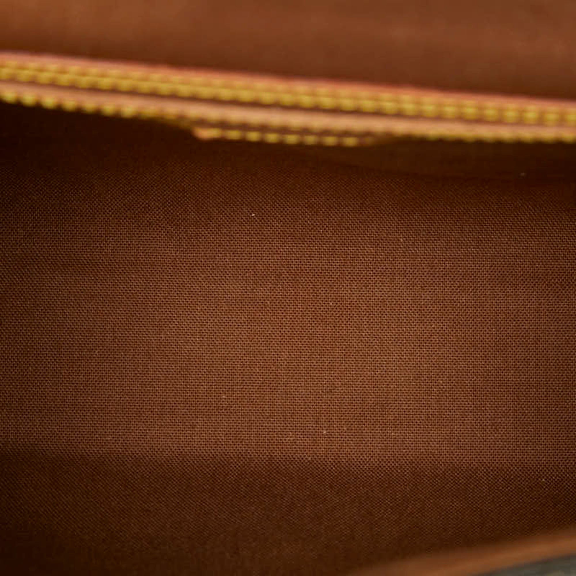 Louis Vuitton Brown Pvc Leather Handbag Shoulder Bag (Pre-Owned)