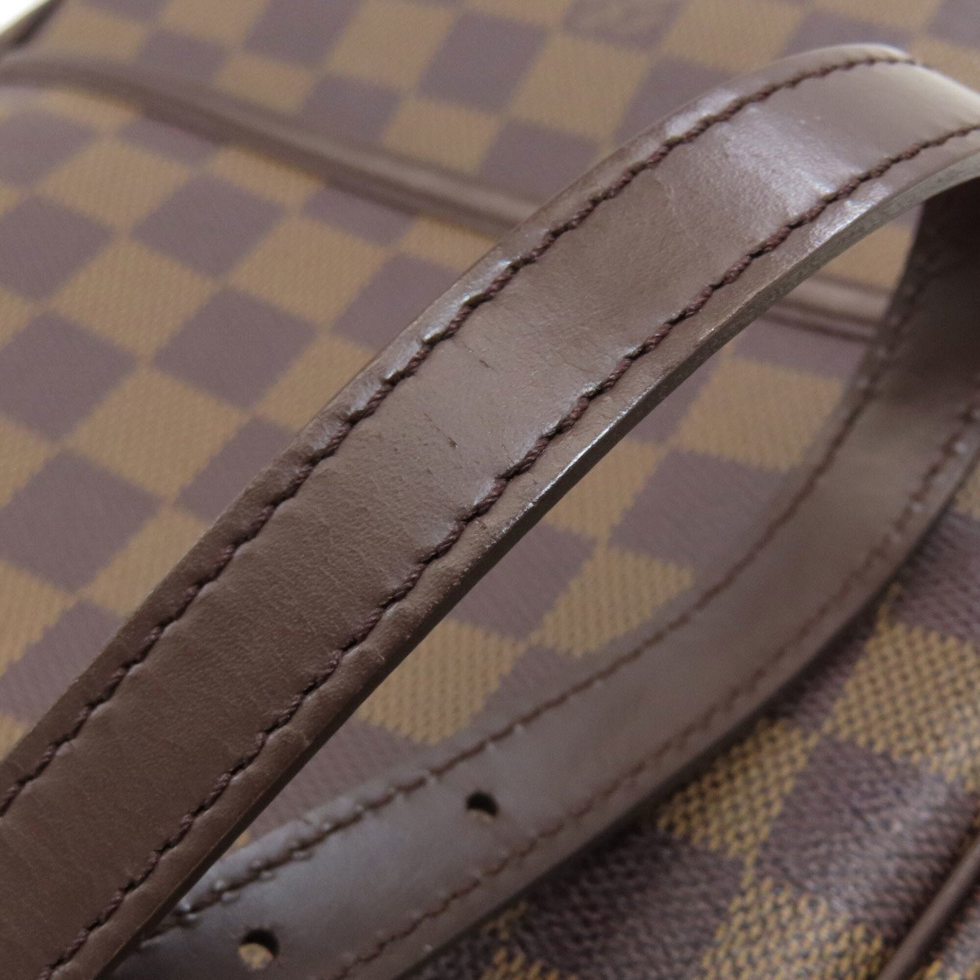 Louis Vuitton Damier Canvas Ebene Damier Canvas Shoulder Bag (Pre-Owned)