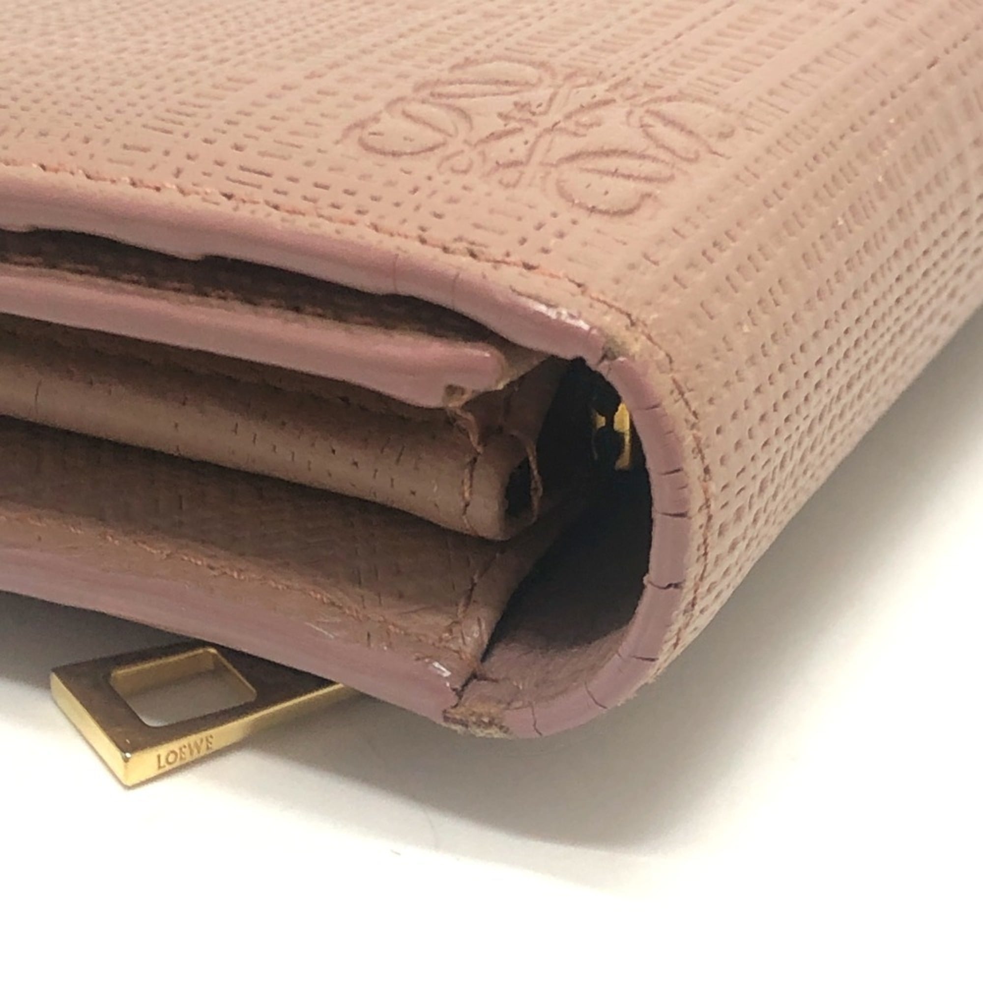 Loewe Beige Canvas Long Wallet (Bi-Fold) (Pre-Owned)