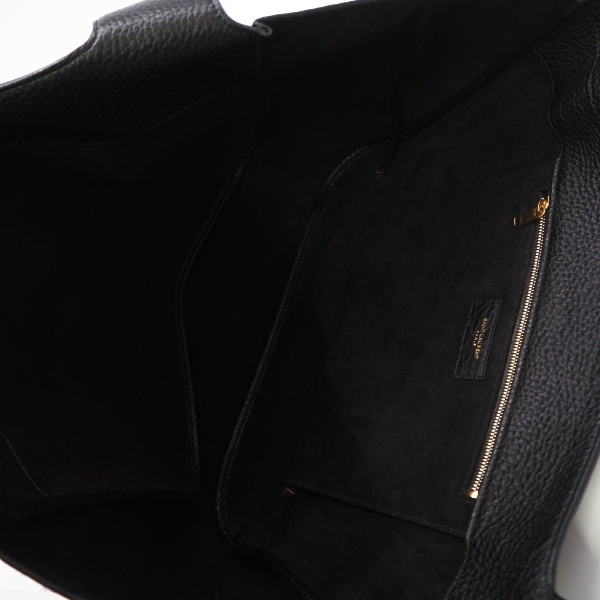 Yves Saint Laurent Black Handbag Tote Bag (Pre-Owned)