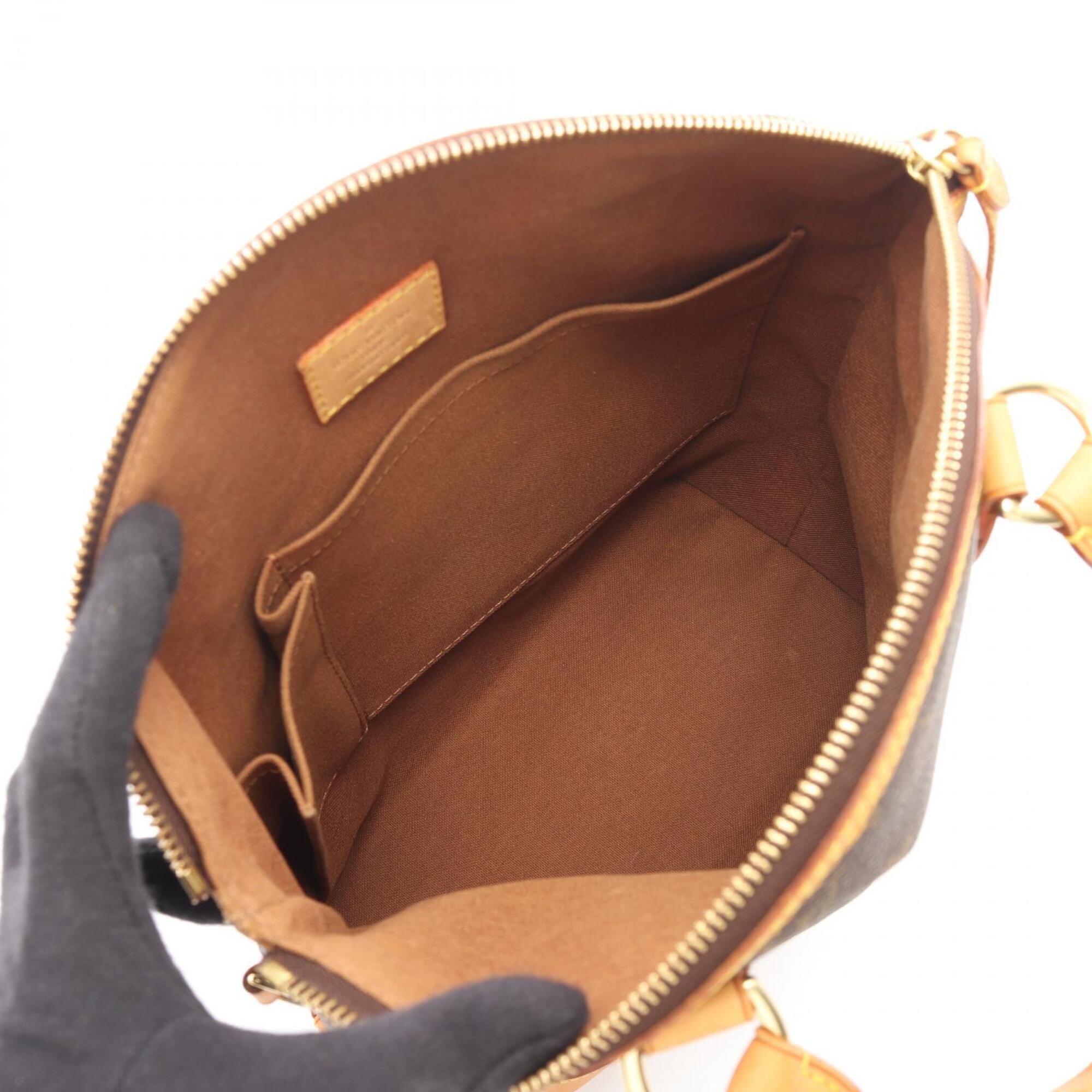 Louis Vuitton Brown Pvc Leather Handbag (Pre-Owned)