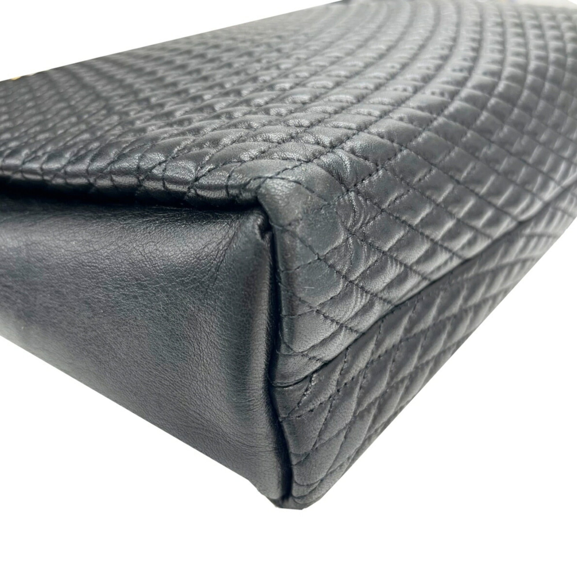 Bally Black Quilting Tote Bag (Pre-Owned)