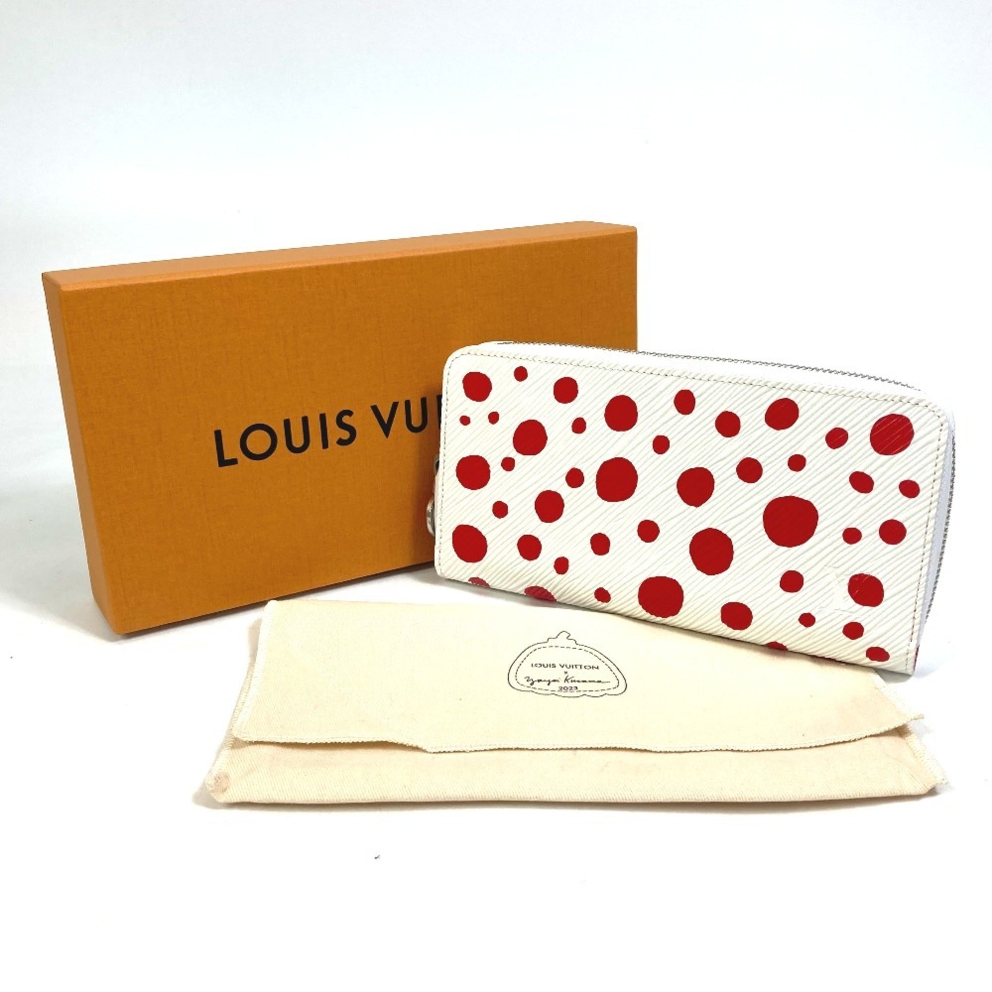 Louis Vuitton Red Color Rouge White Epi Leather Coin Purse/Coin Case (Pre-Owned)