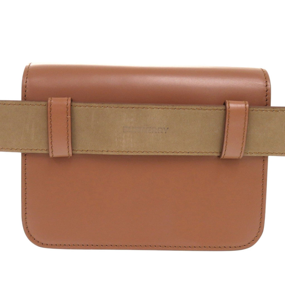 Burberry Brown Leather Fanny Pack (Pre-Owned)