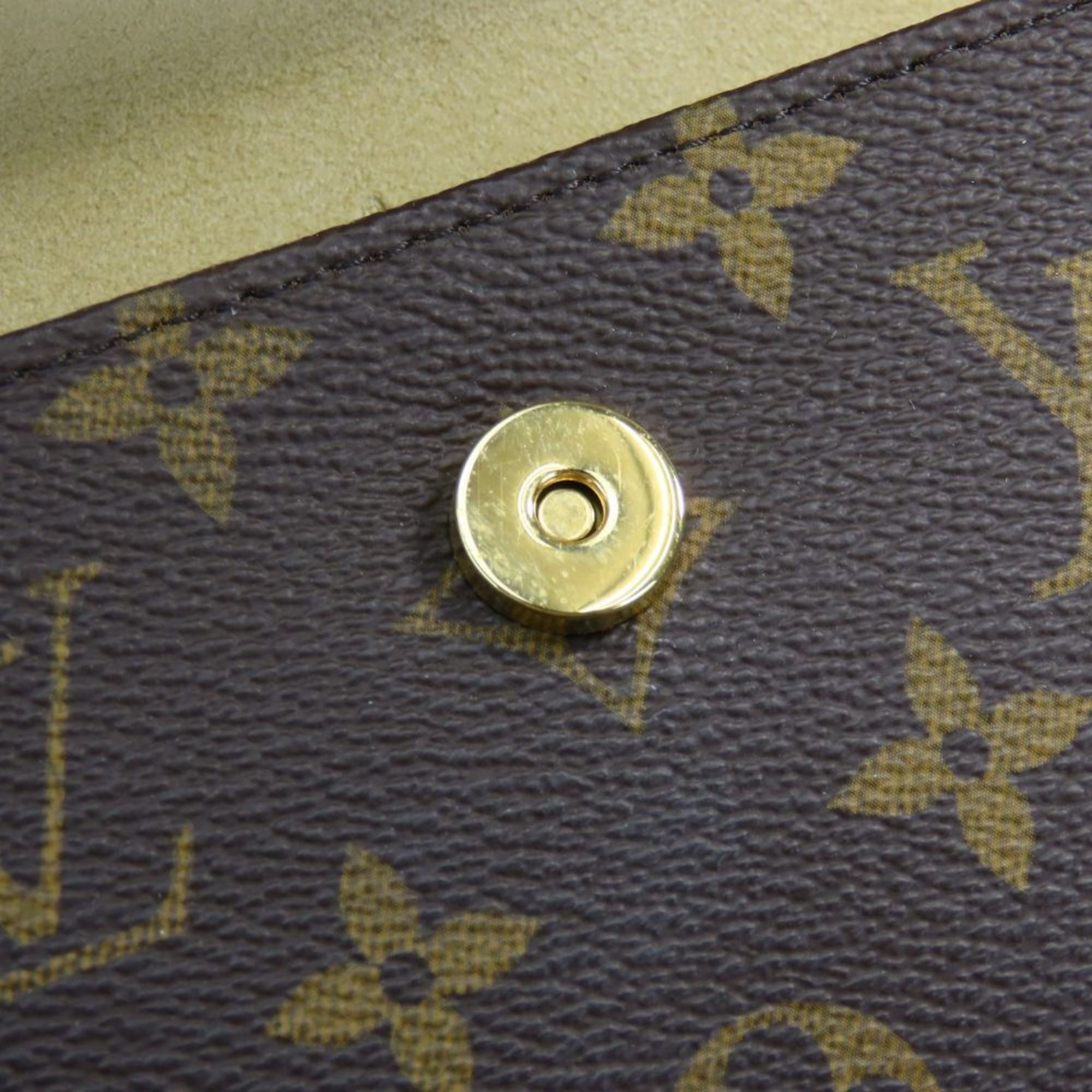 Louis Vuitton Monogram Brown Monogram Leather Fanny Pack Pochette (Pre-Owned)