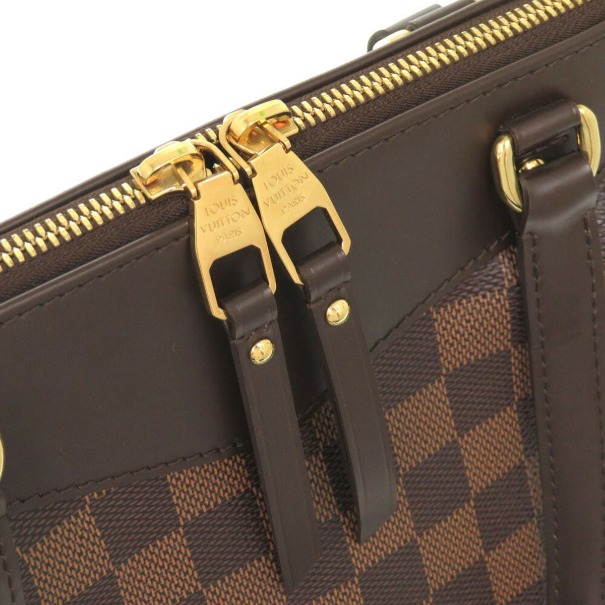 Louis Vuitton Brown Damier Canvas Handbag (Pre-Owned)