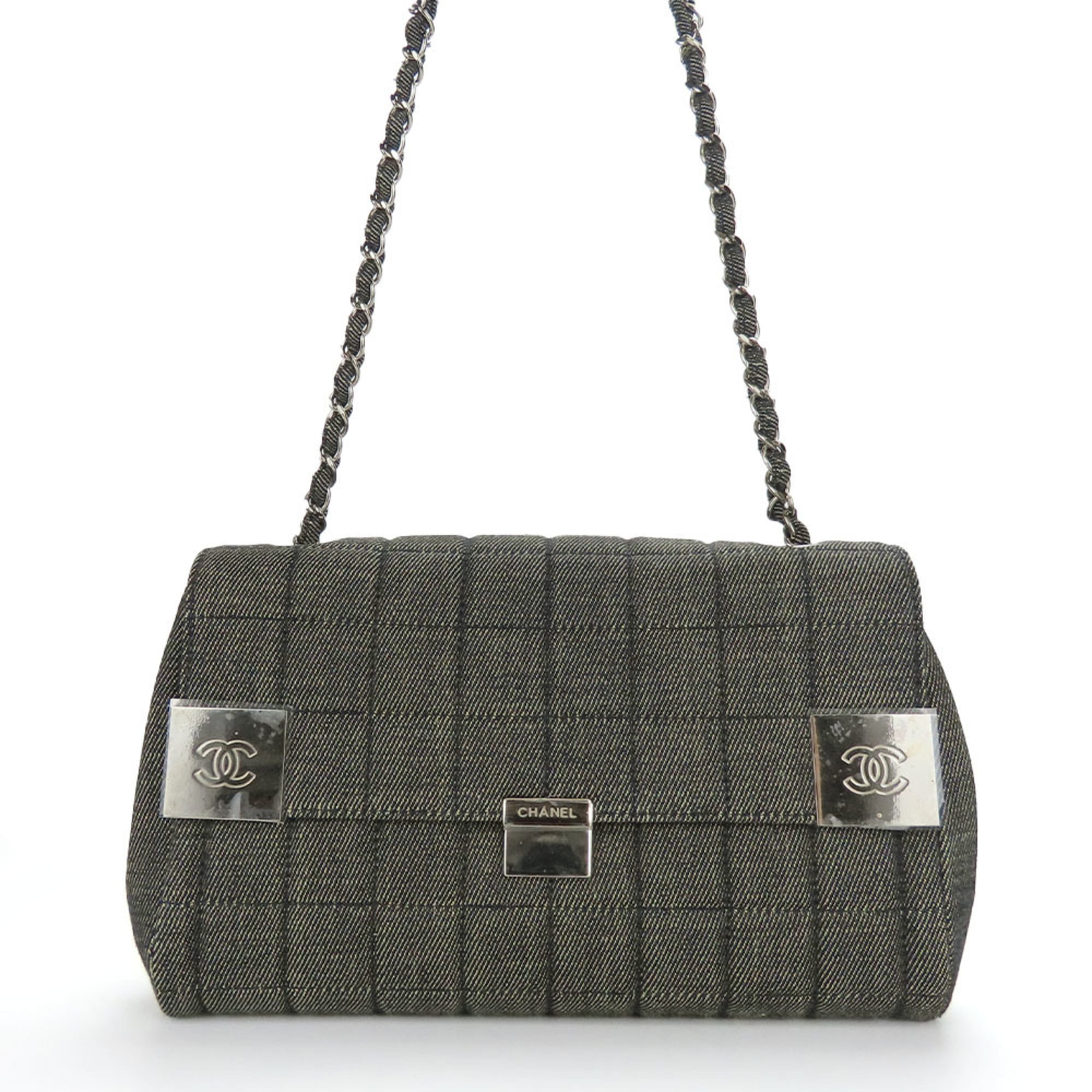 Chanel Navy Denim Shoulder Bag (Pre-Owned)