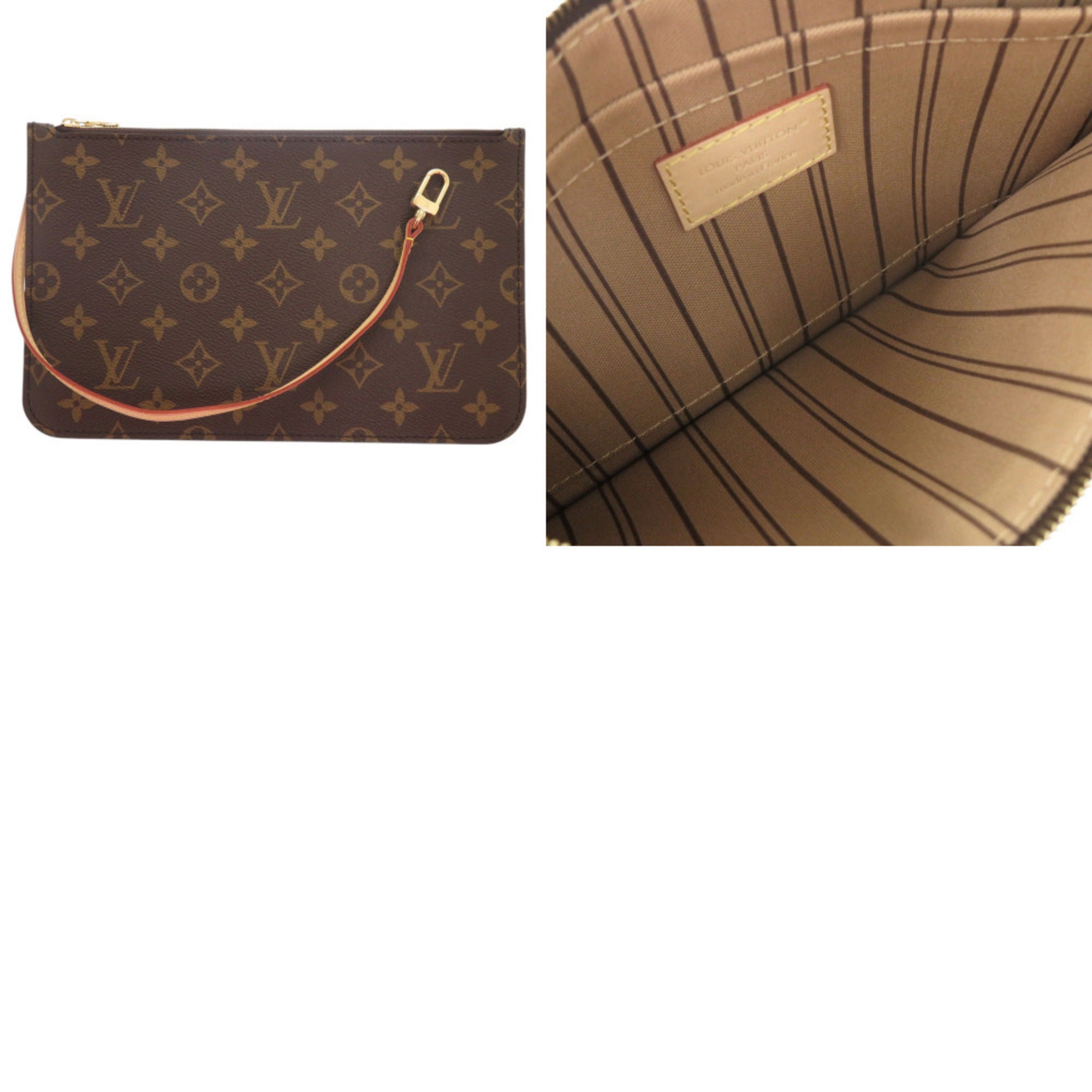Louis Vuitton Brown Monogram Pouch Tote Bag (Pre-Owned)