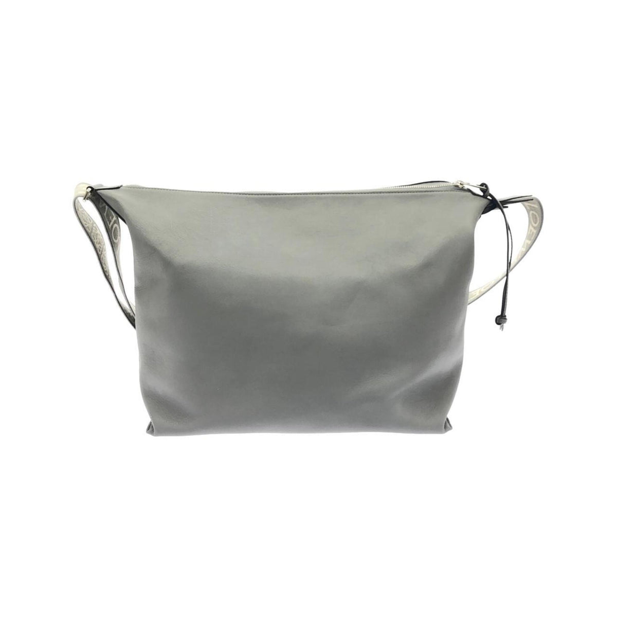 Loewe Gray Leather Shoulder Bag (Pre-Owned)