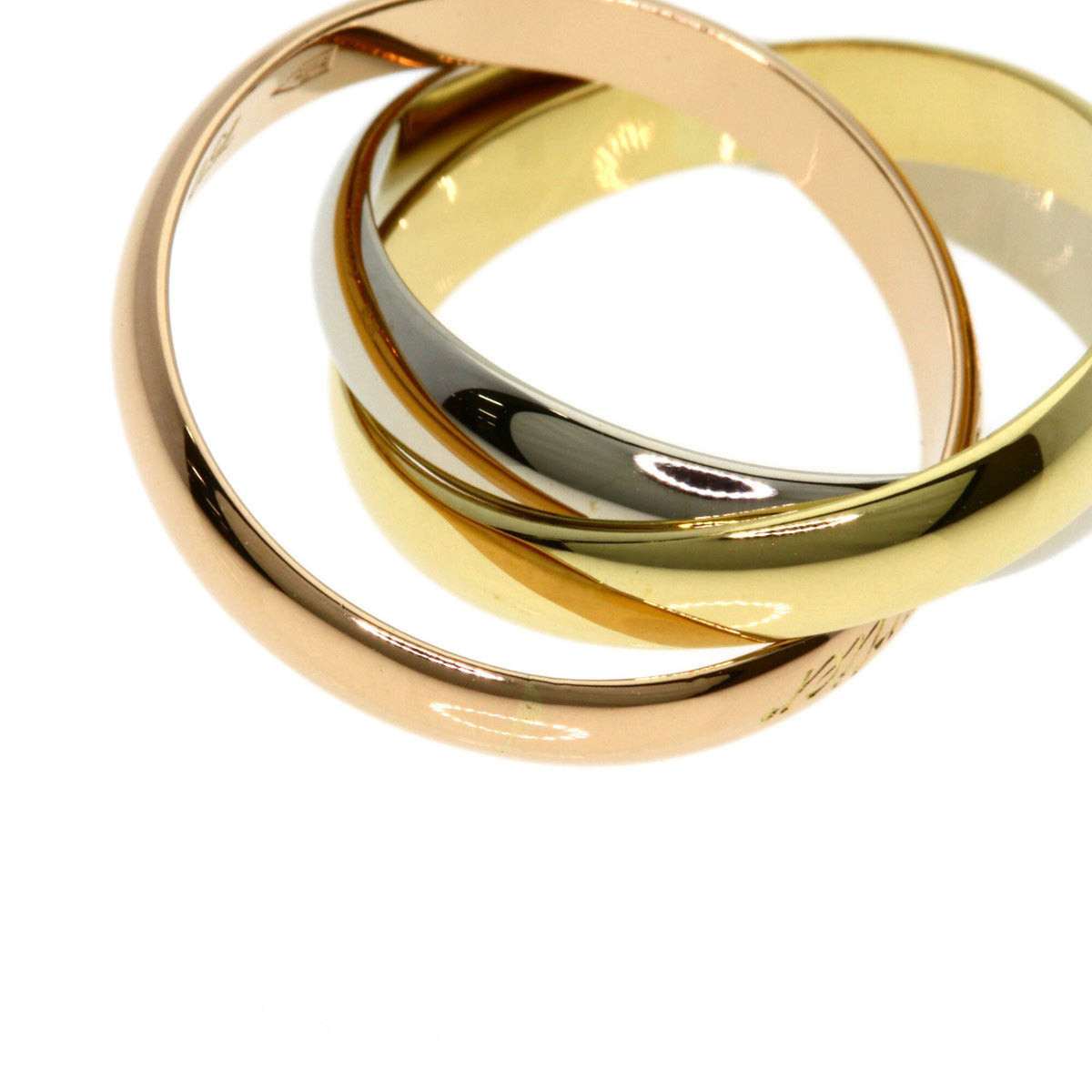 Cartier Trinity Yellow Gold (18K) Pink Gold (18K) White Gold (18K) Band Ring (Pre-Owned)