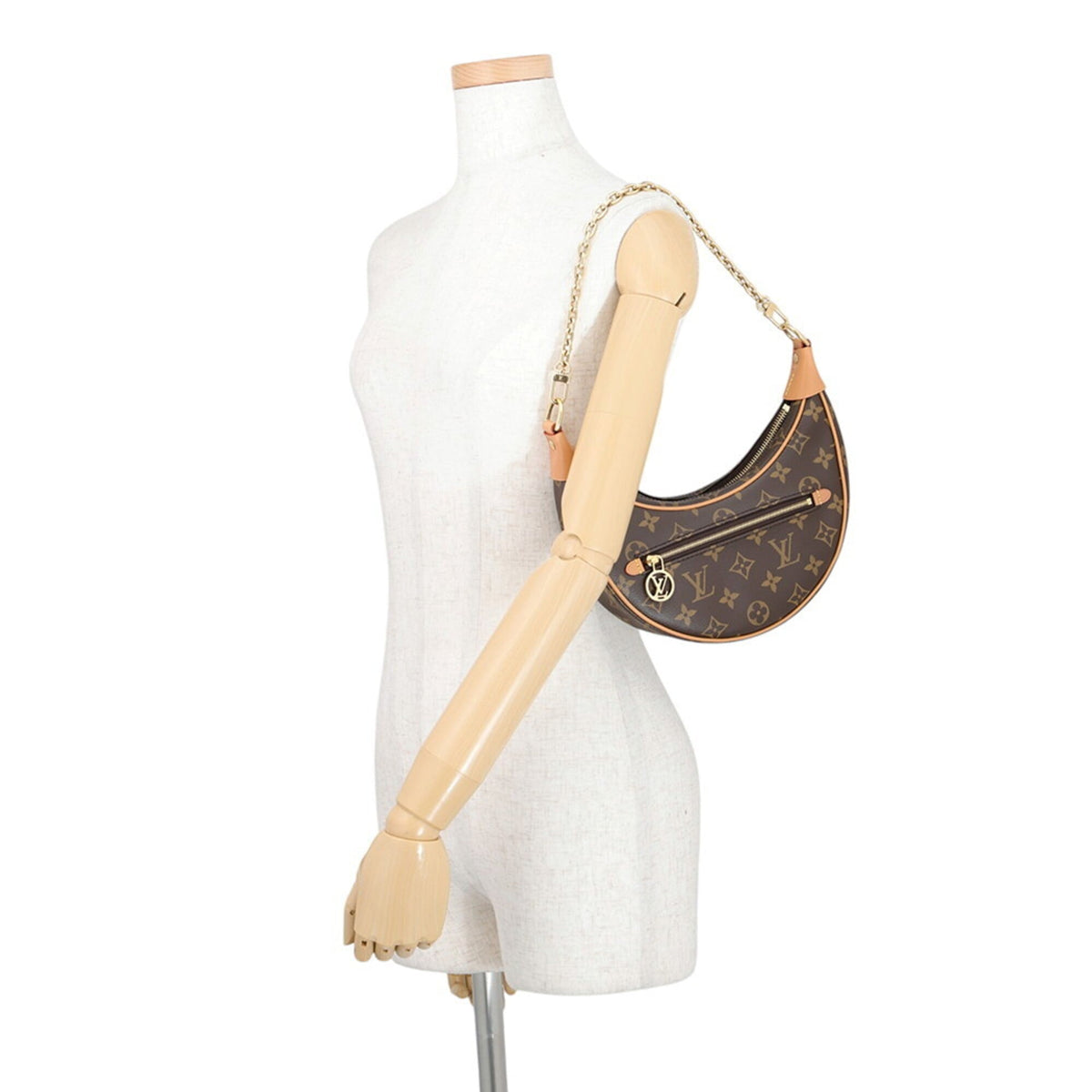 Louis Vuitton Monogram Beige Monogram Shoulder Bag (Pre-Owned)