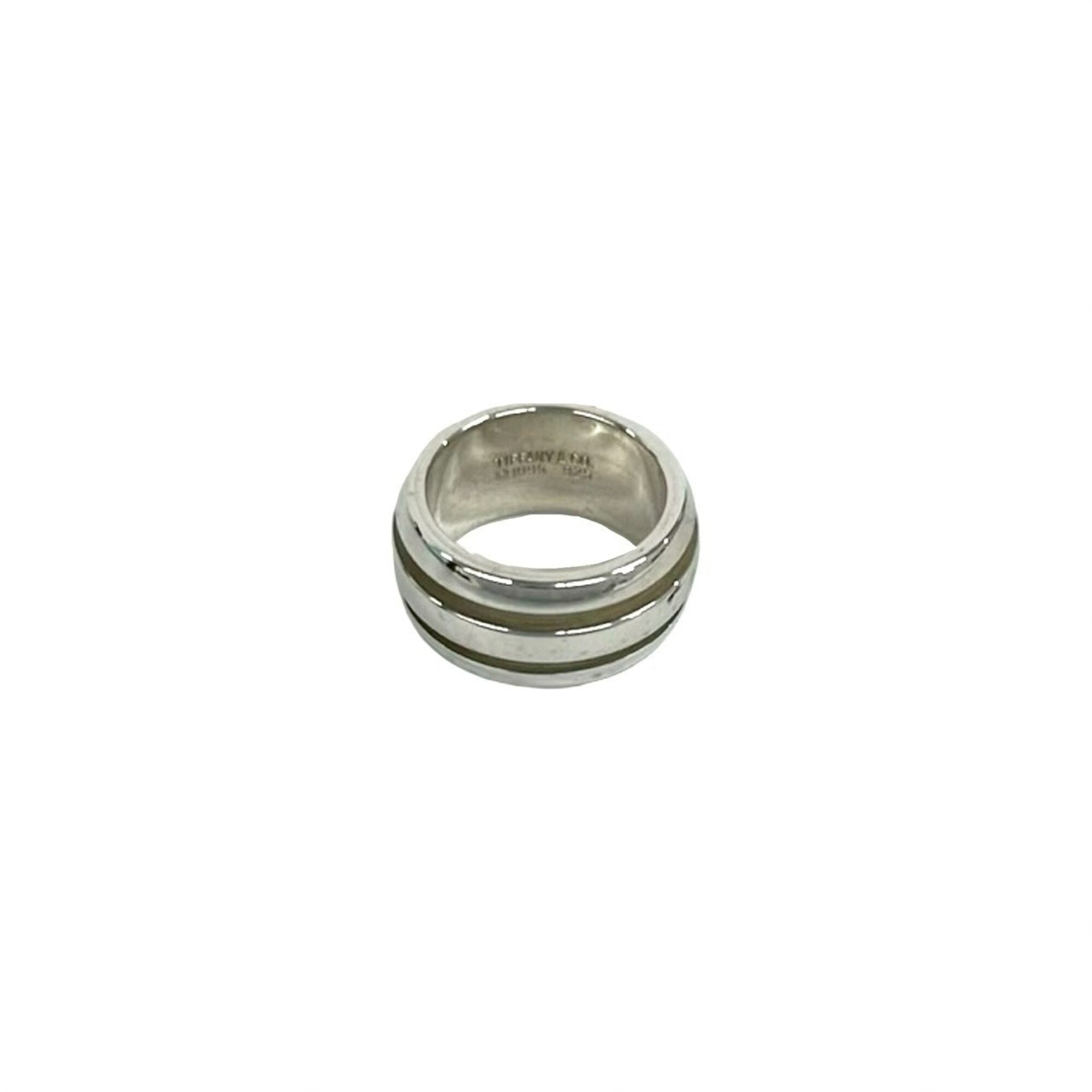 Tiffany Silver Silver 925 Band Ring (Pre-Owned)