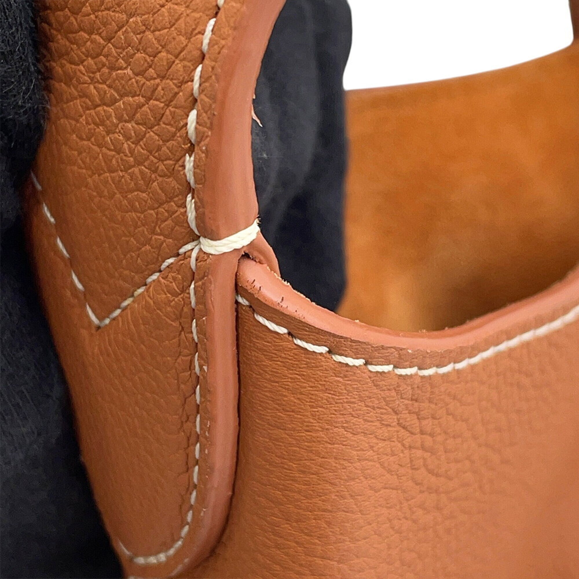 Louis Vuitton Cognac Leather Handbag Pouch Shoulder Bag (Pre-Owned)
