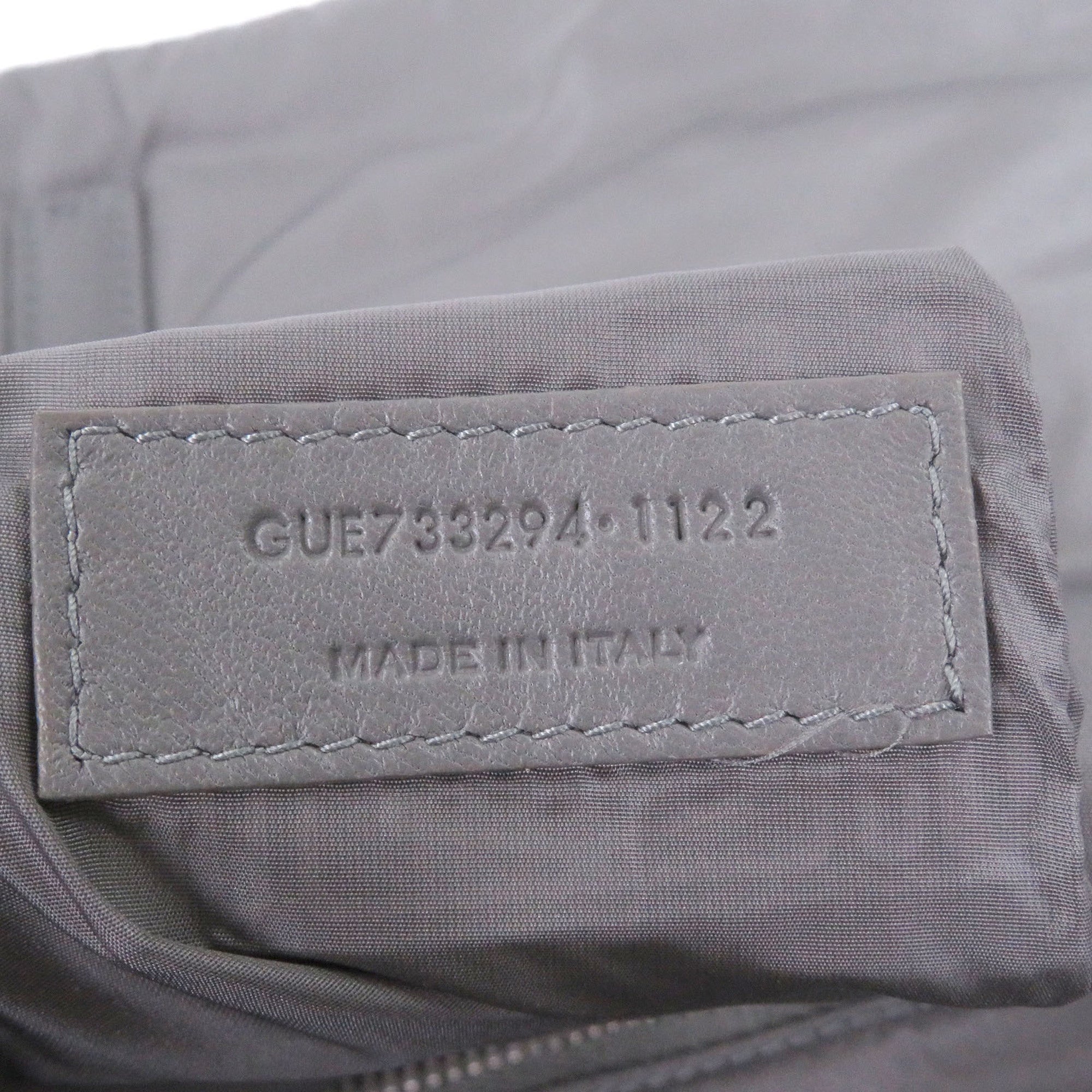 Yves Saint Laurent Gray Nylon Shoulder Bag (Pre-Owned)