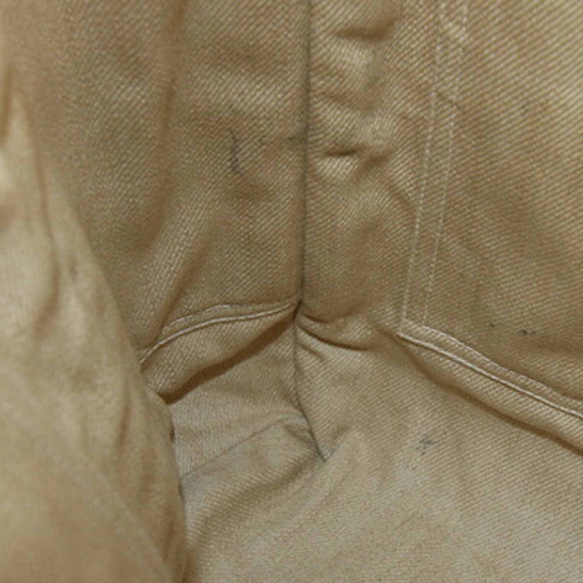 Hermes Beige Brown Canvas Tote Bag (Pre-Owned)