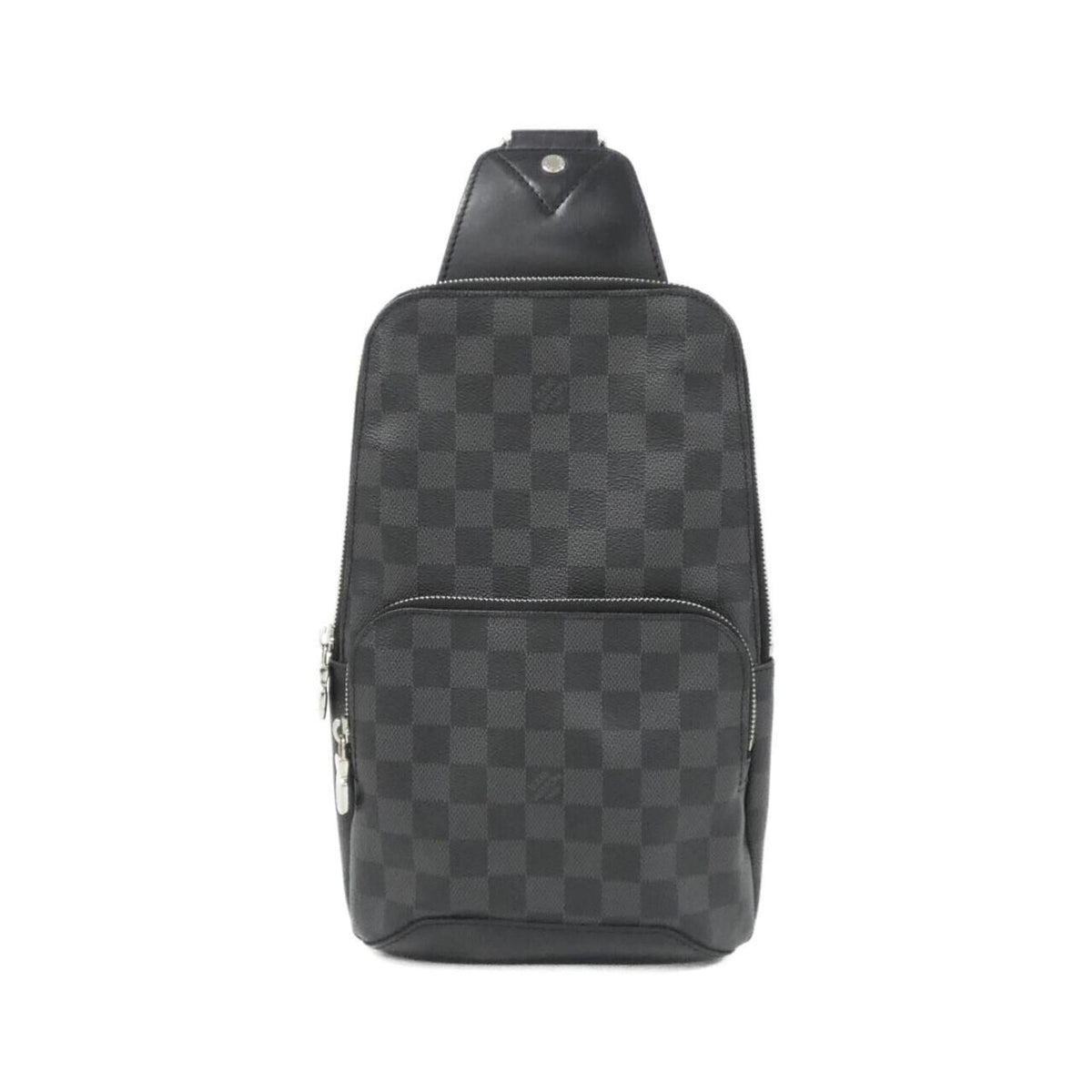 Louis Vuitton Graphite Coated Canvas Shoulder Bag (Pre-Owned)