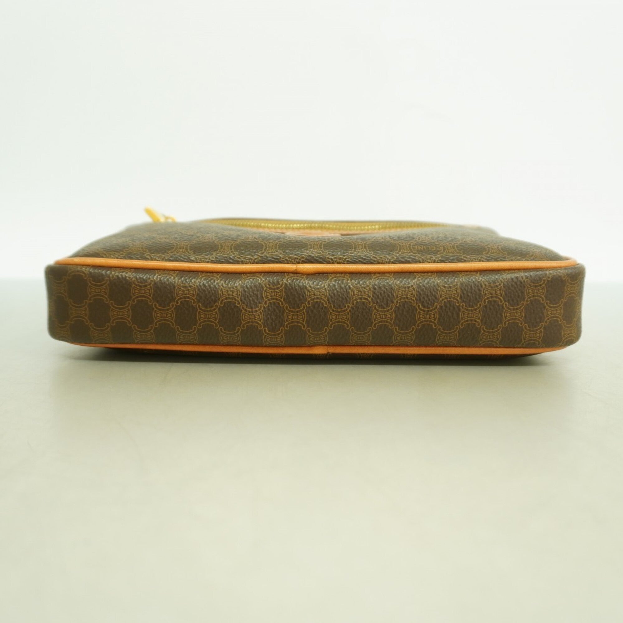Celine Brown Pvc Clutch Bag (Pre-Owned)