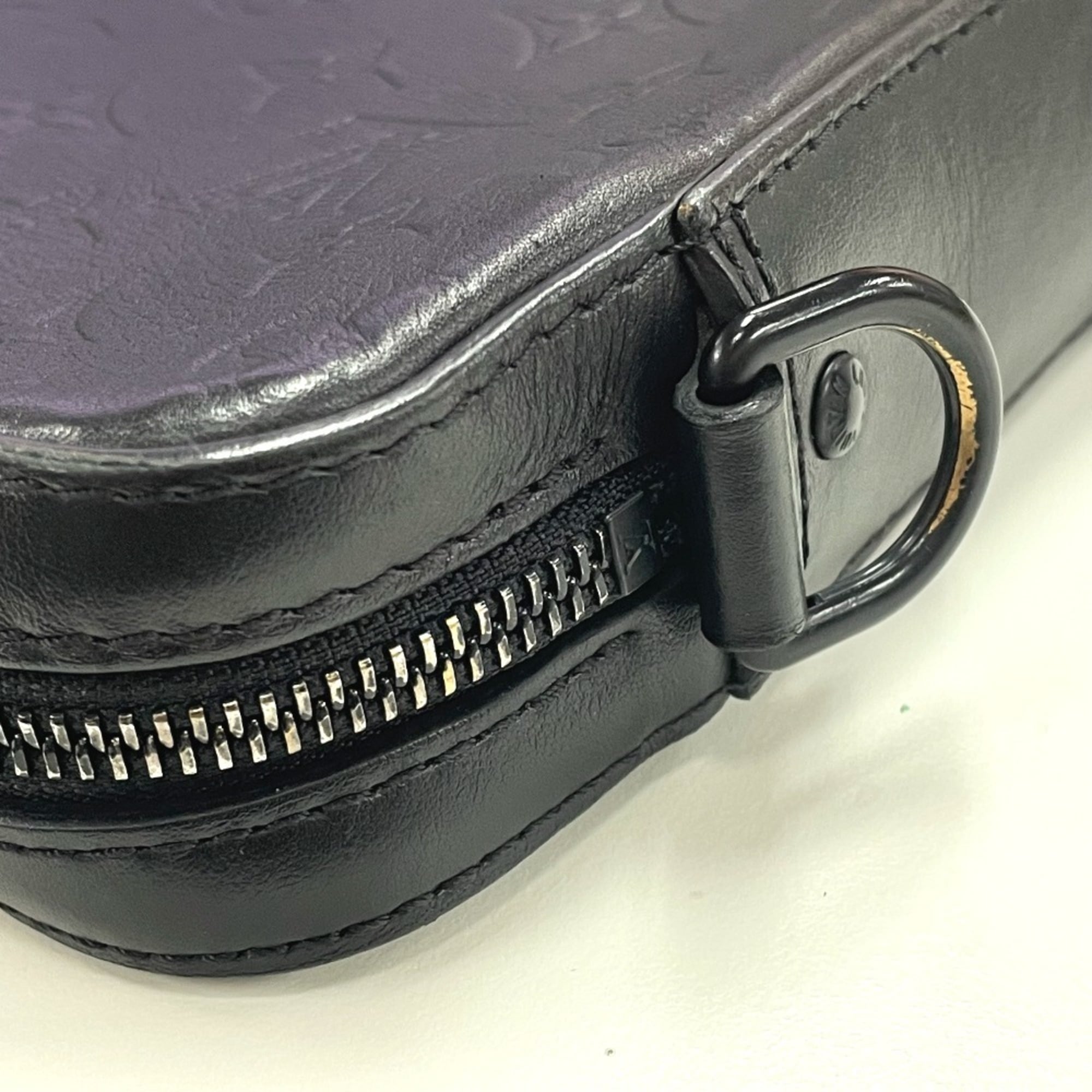 Louis Vuitton Black Monogram Shadow Shoulder Bag Sling Bag (Pre-Owned)
